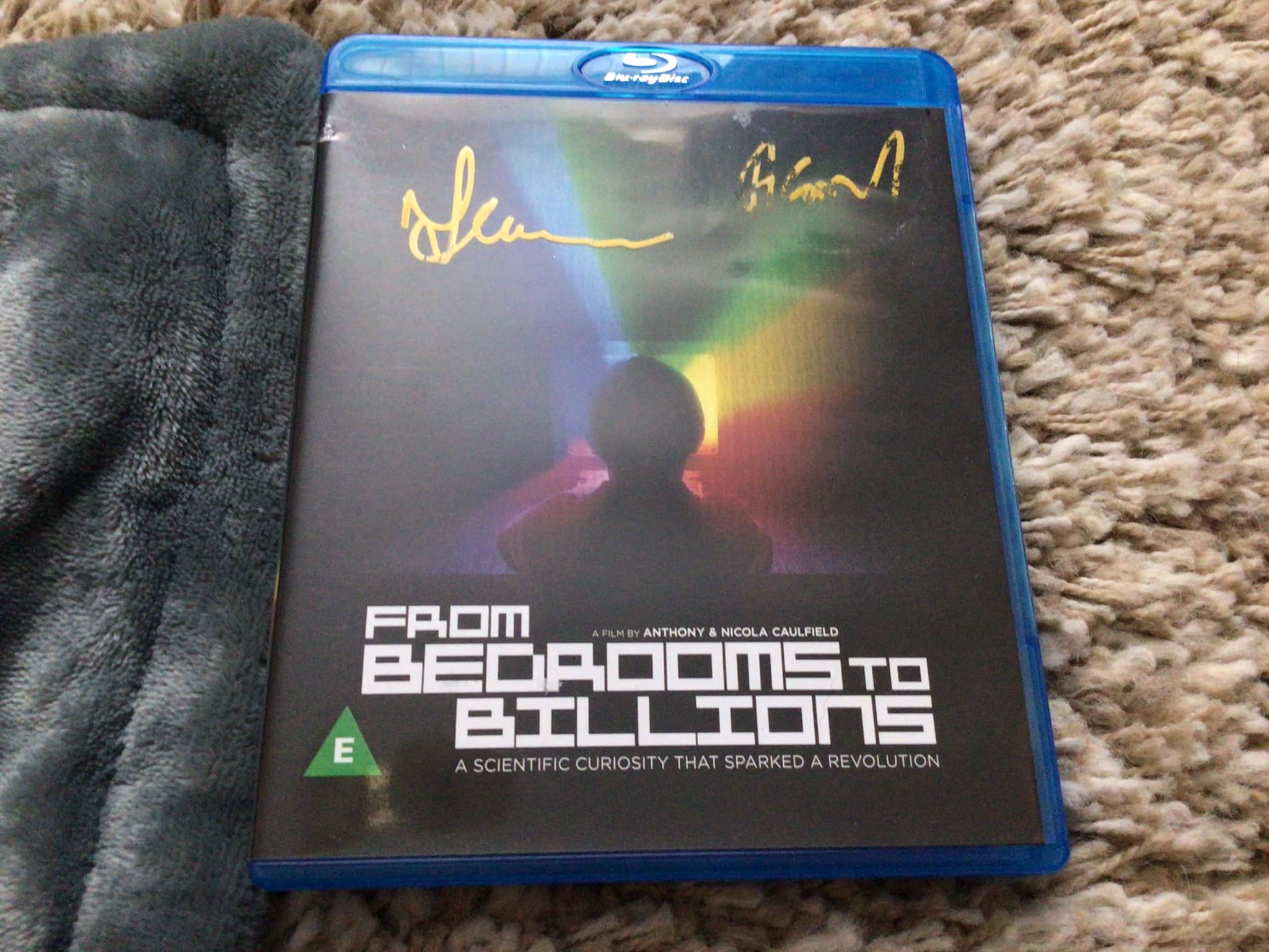 What are the random signatures on my ZX Spectrum game?