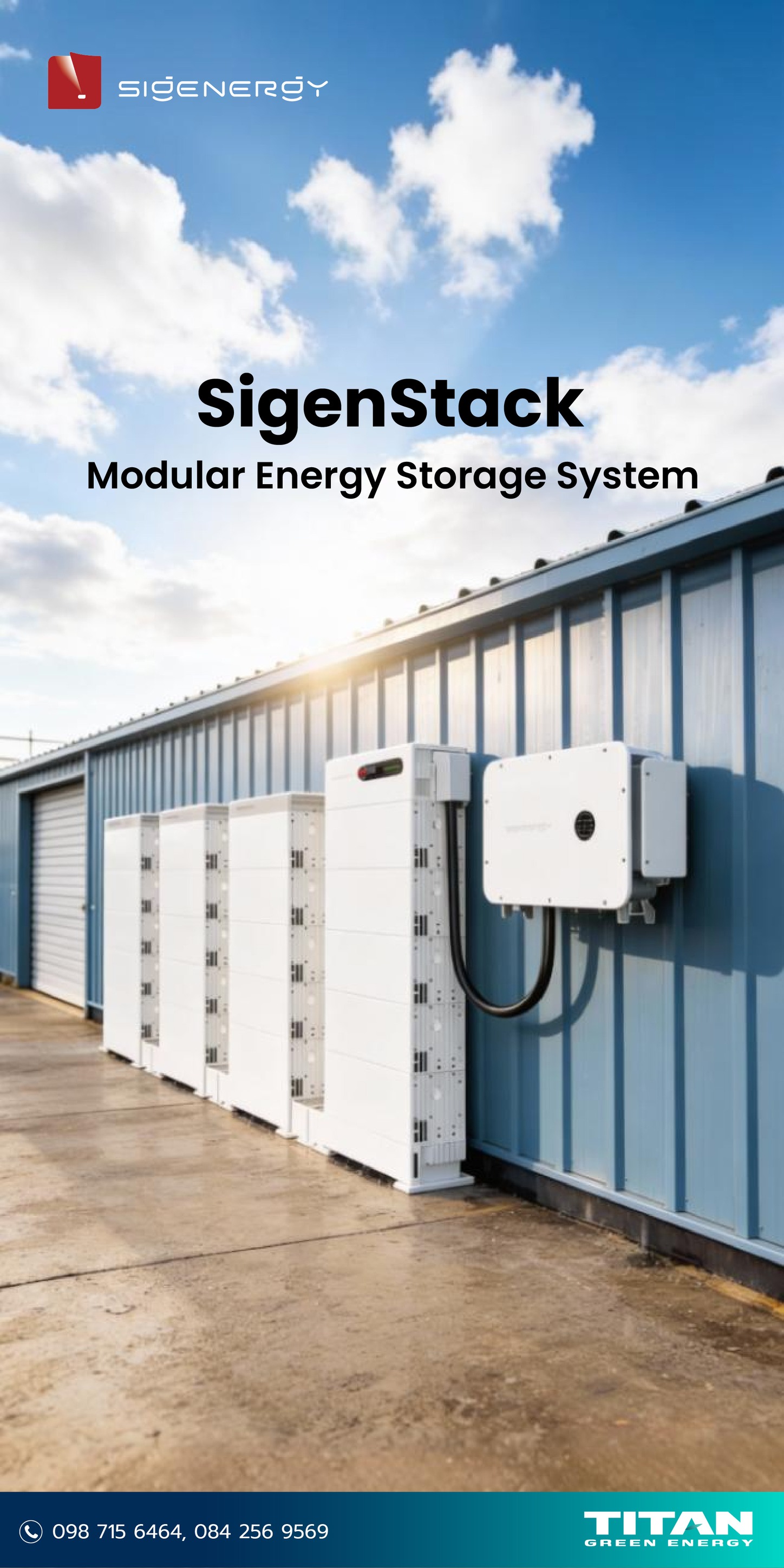SigenStack Modular Energy Storage... - Titan Green Energy | Facebook