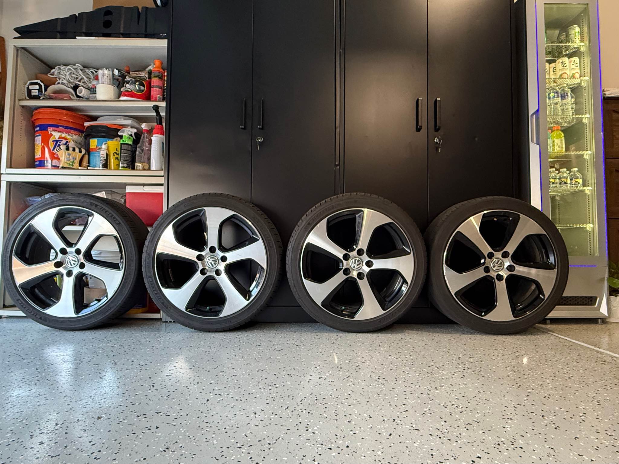 18” VW GTI Austin Wheels 5x112 w/ Michelin Pilot Sport All Season 4 ...