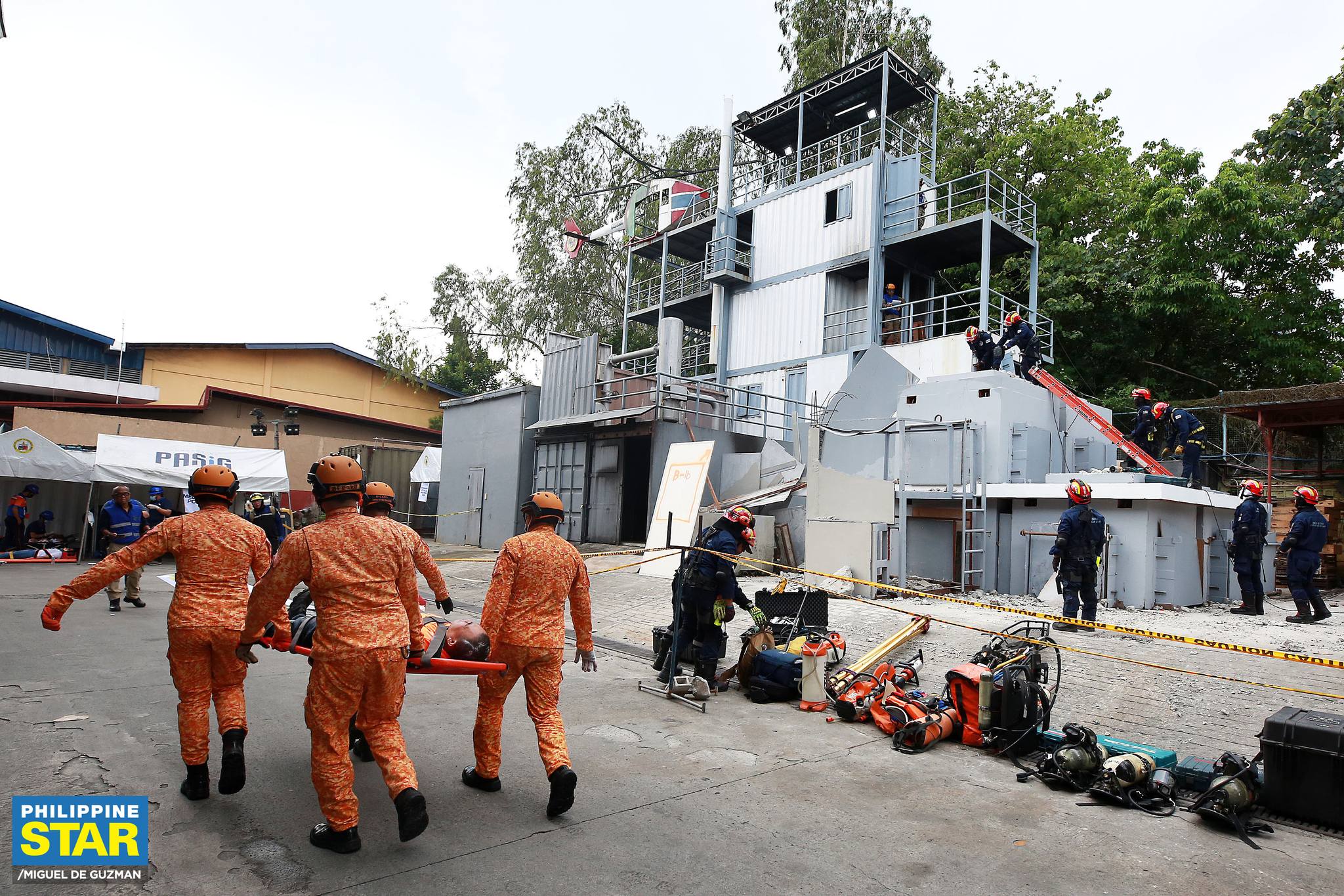 Philippine Star - Disaster response units from various...