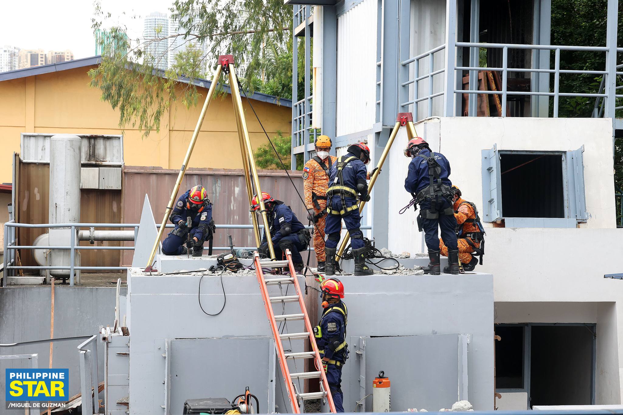 Philippine Star - Disaster response units from various...