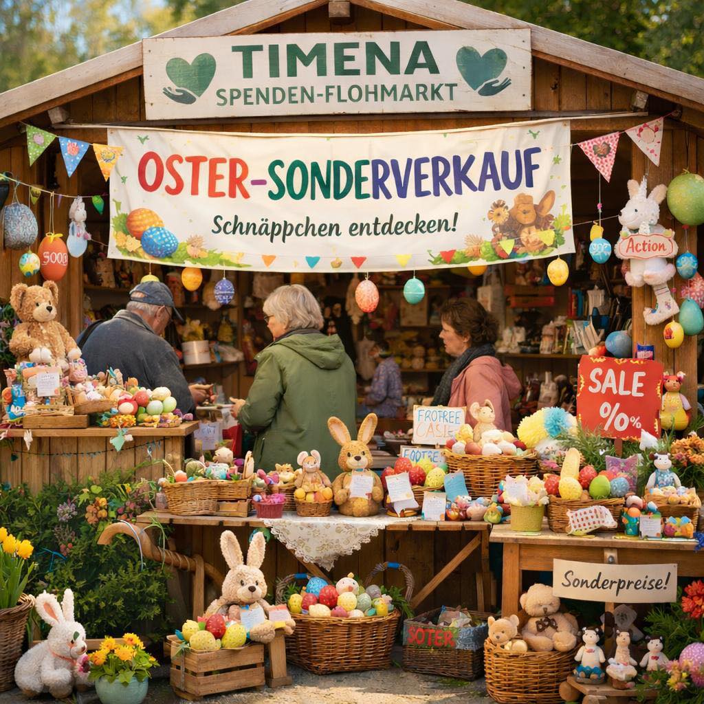 🐣🌸... - Timena - Der Spendenflohmarkt von Schüler für Tiere | Facebook
