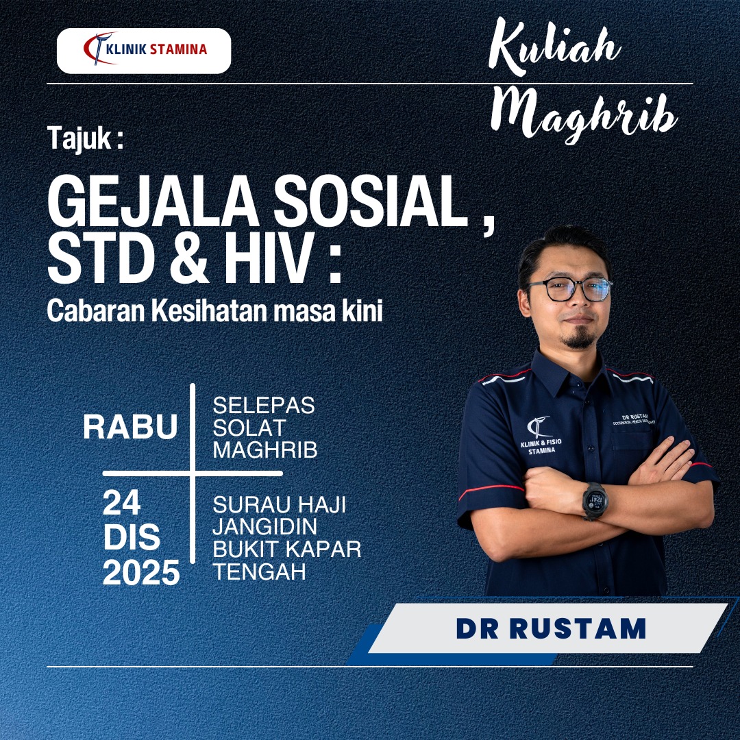 Klinik - 🕌 KULIAH MAGHRIB | CERAMAH KESIHATAN Gejala Sosial, STD & HIV ...