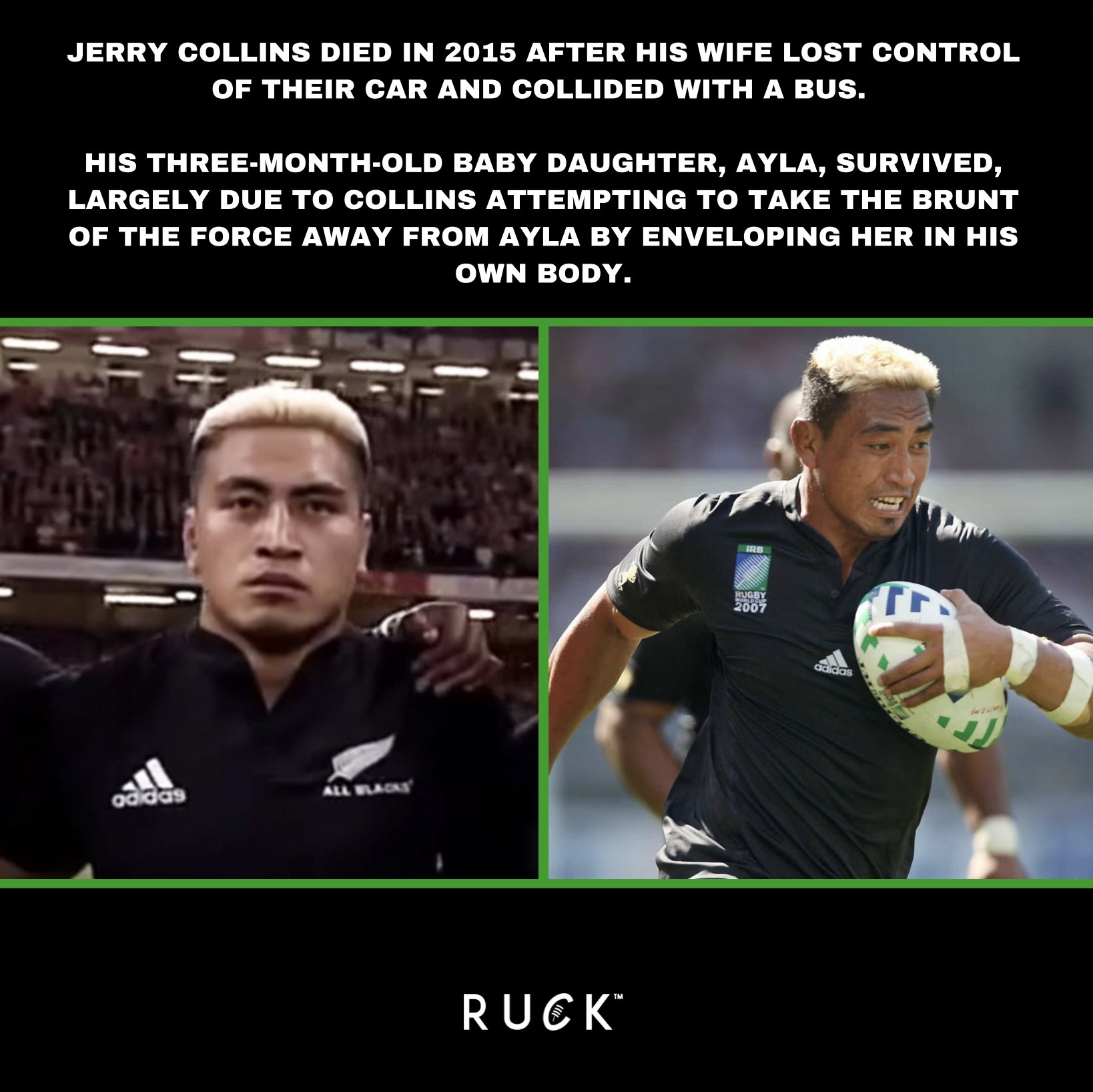 Ruck.co.uk - We lost Jerry Collins nine years ago today....
