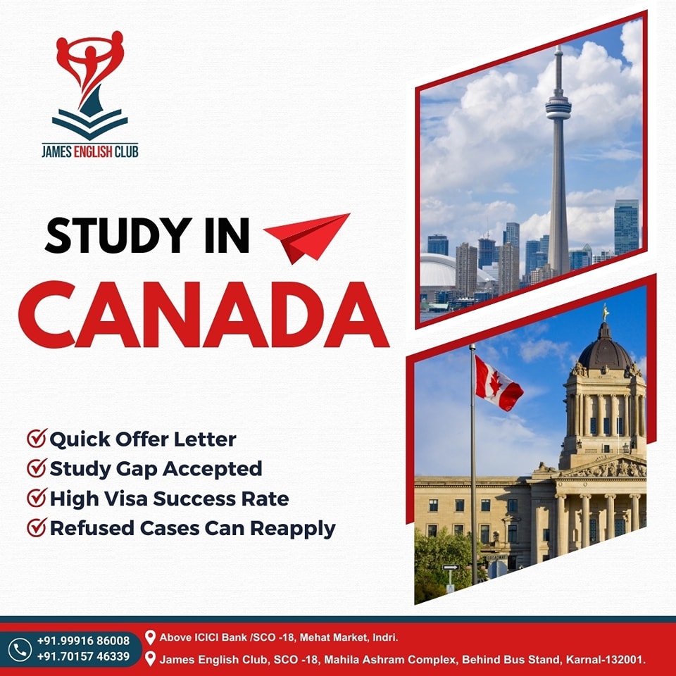 James - ️Study in Canada🇨🇦 Quick offer letter Study gap acceptable High ...