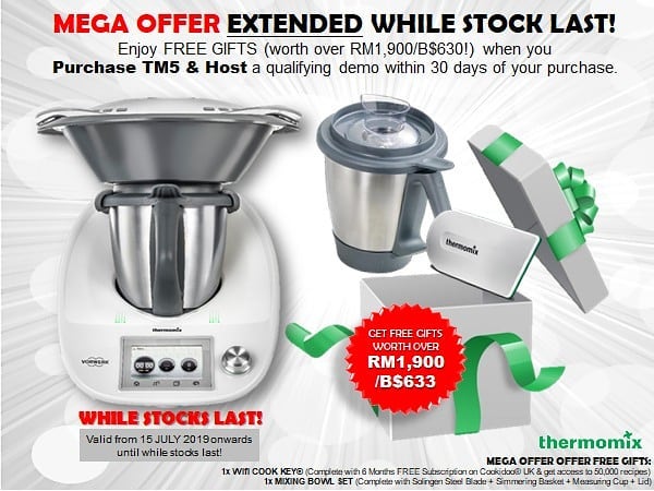 Cat小美thermomix 好消息哦 Tm 5 双主锅优惠继续 送完为止 一架智能料理机 Facebook