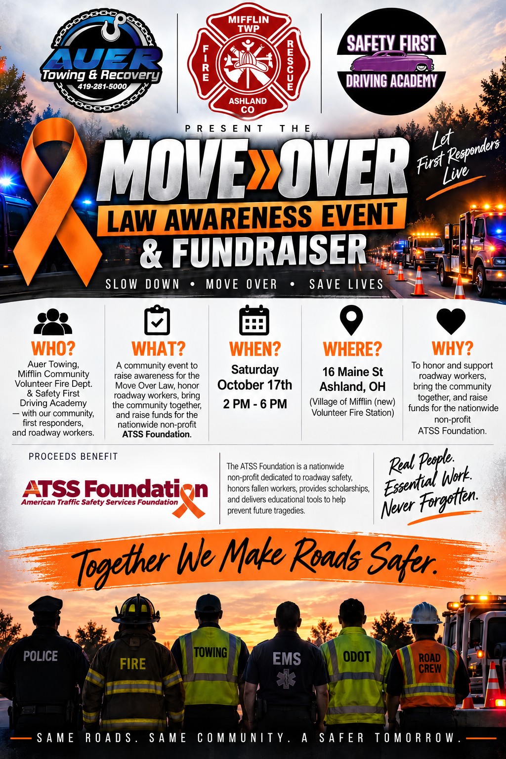 Move Over Awareness Event & Fundraiser