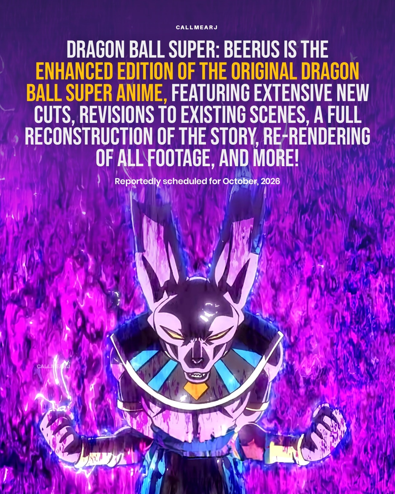 CALLMEARJ - Dragon Ball Super: Beerus is an enhanced version of the ...