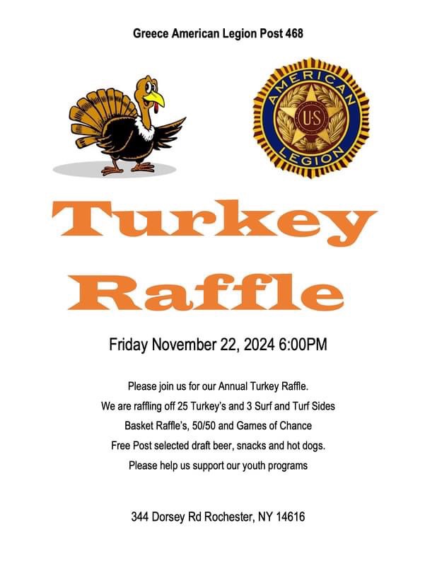 Annual Turkey Raffle