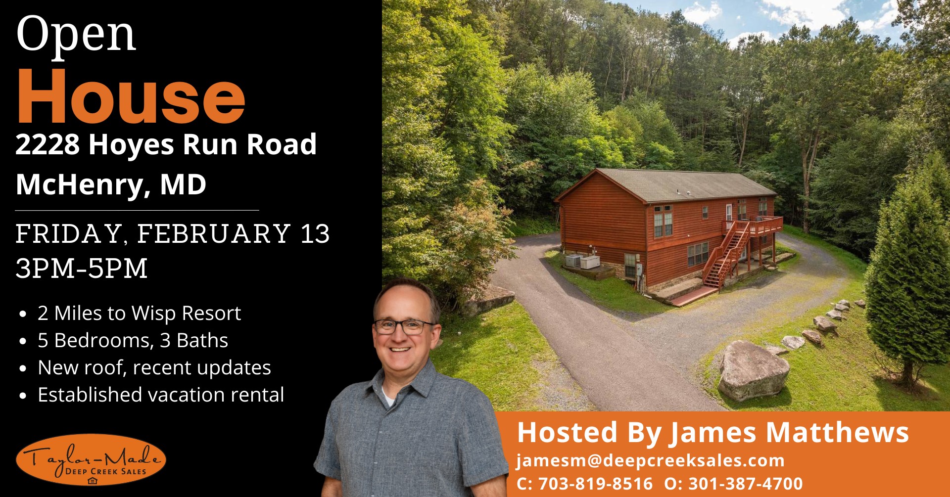Open House // 2228 Hoyes Run Road, McHenry, MD