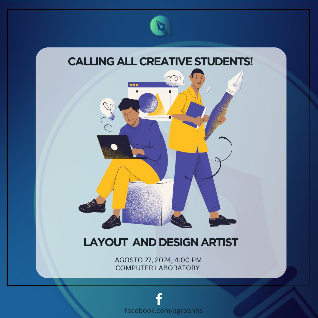 Agronomista - Ang Agronomista ay naghahanap ng mga Student Layout ...