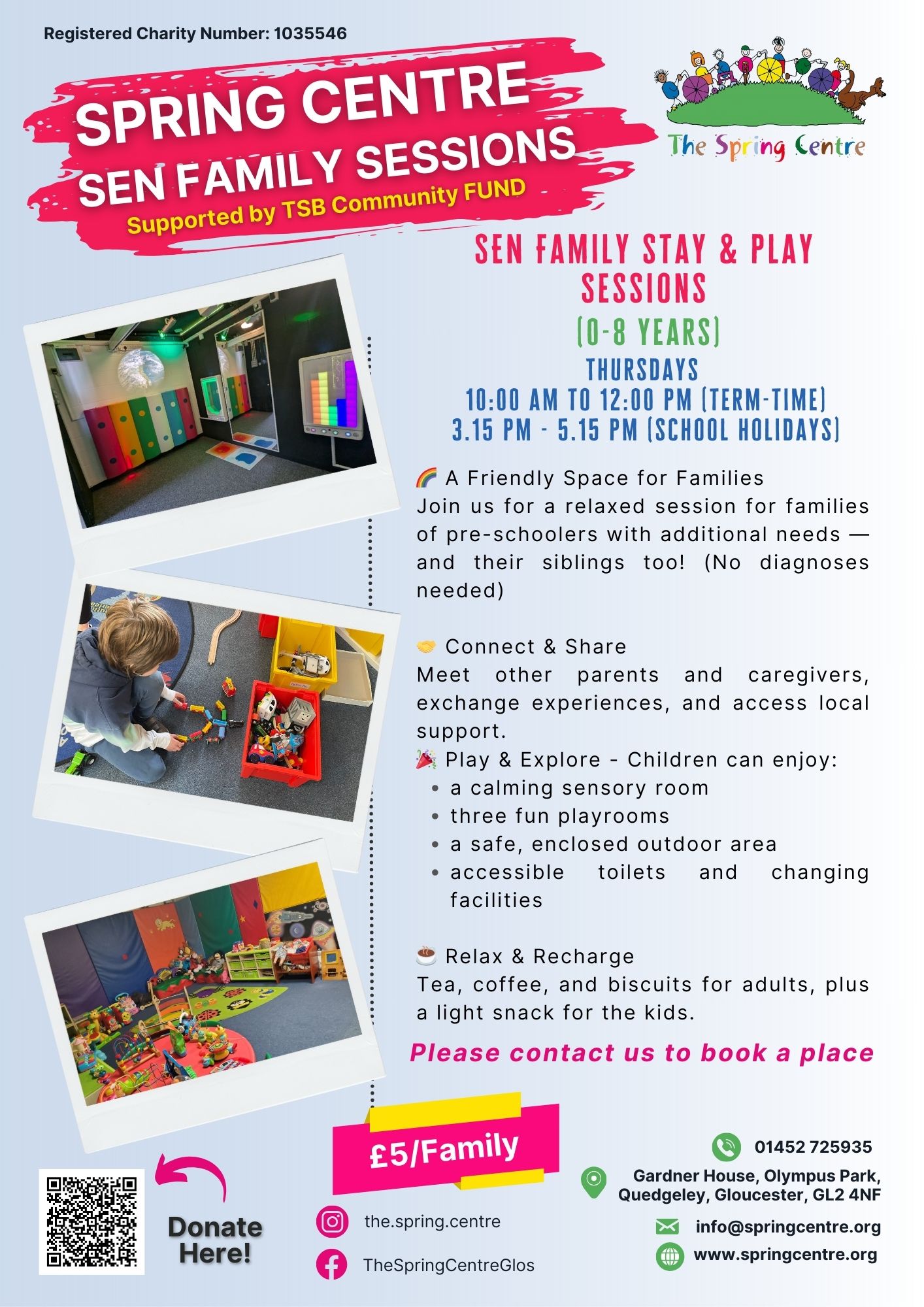 The Spring - Why not join our SEN Family Stay and Play sessions at a ...