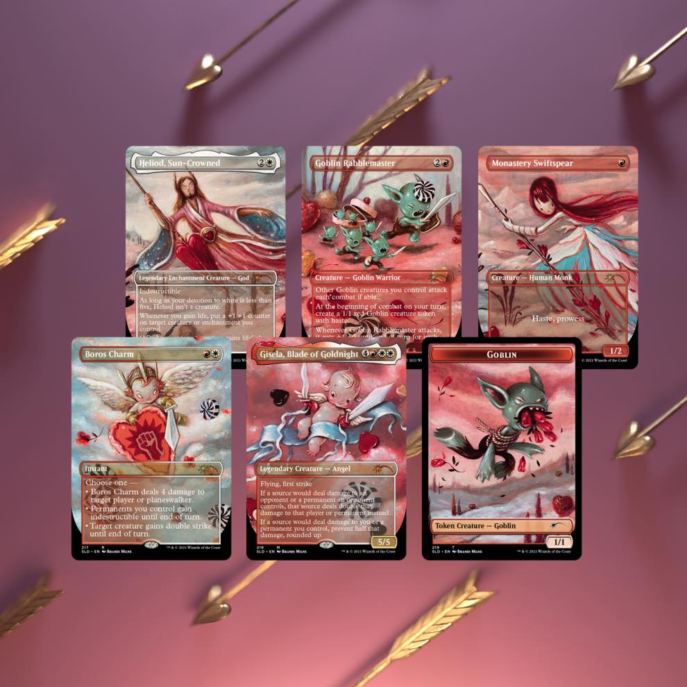 mtg love cards Magic The Gathering - Dominaria United barrow witch Damaged Magic Cards: Made With