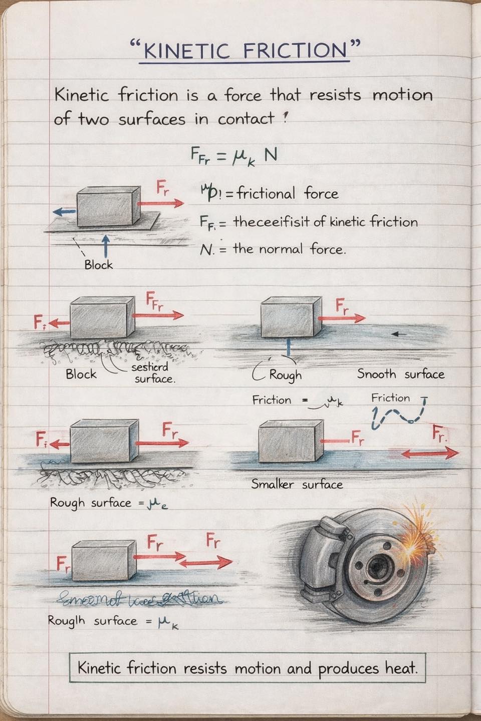 Physicscalculations - Kinetic friction | Facebook