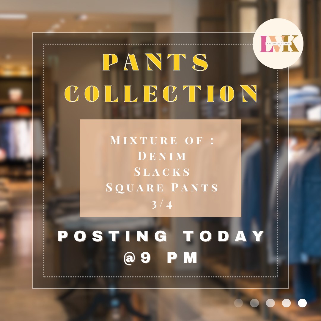 LVK - 𝐍𝐞𝐰 𝐩𝐚𝐧𝐭𝐬 𝐜𝐨𝐥𝐥𝐞𝐜𝐭𝐢𝐨𝐧 𝐭𝐨 𝐛𝐞 𝐩𝐨𝐬𝐭𝐞𝐝 𝐭𝐨𝐧𝐢𝐠𝐡𝐭 𝐦𝐠𝐚 𝐦𝐚𝐝𝐚𝐦 𝐚𝐭 𝟗 𝐩𝐦 🥀 ...