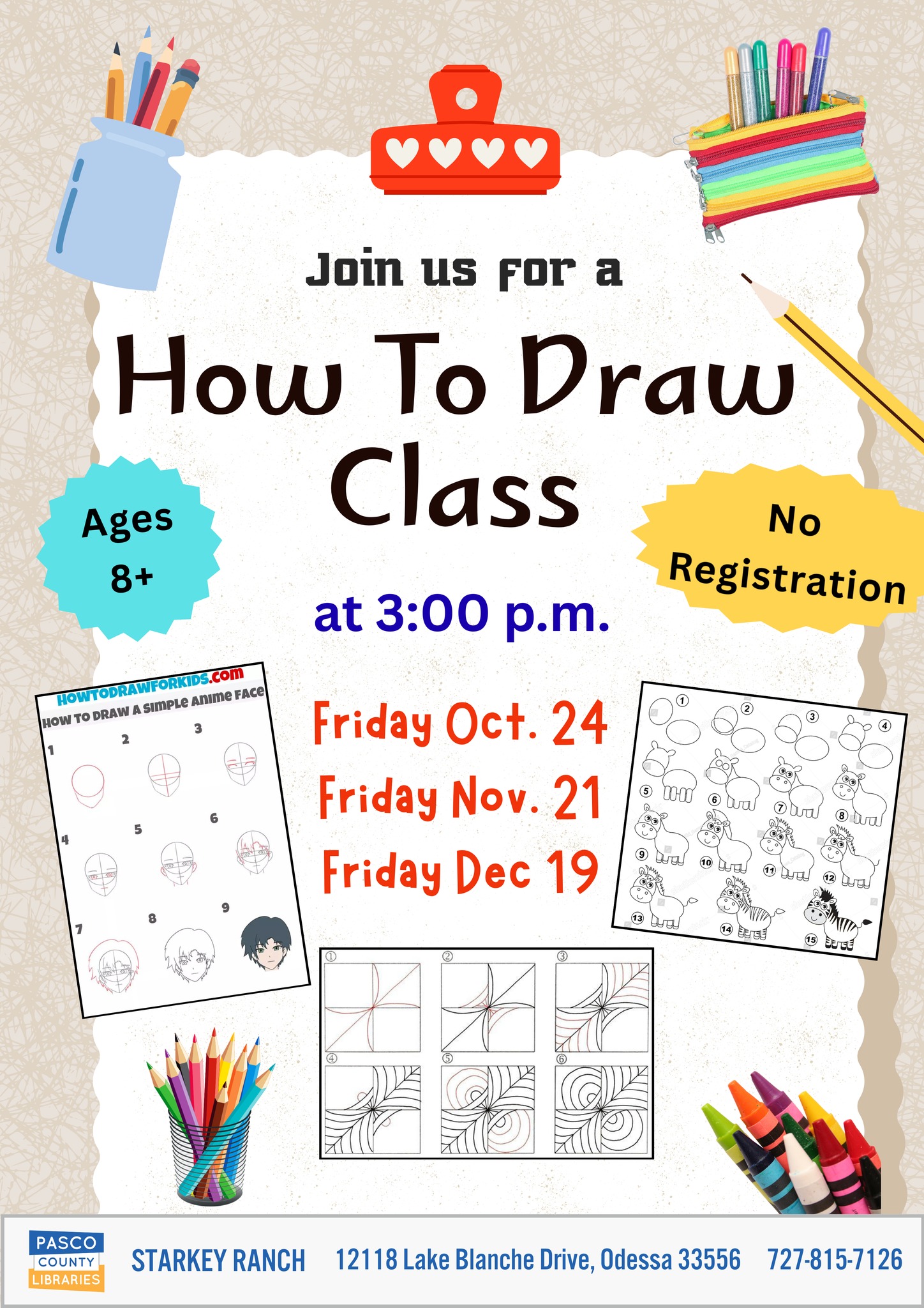 Starkey - Learn How To Draw step-by-step with a different theme each ...