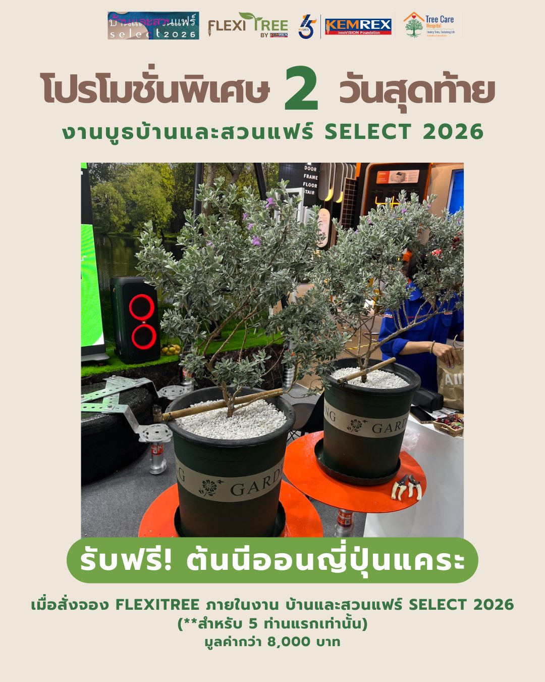 คนรักต้นไม้ห้ามพลาด!!! 🌳 📣... - FlexiTree ค้ำยันต้นไม้ | Facebook