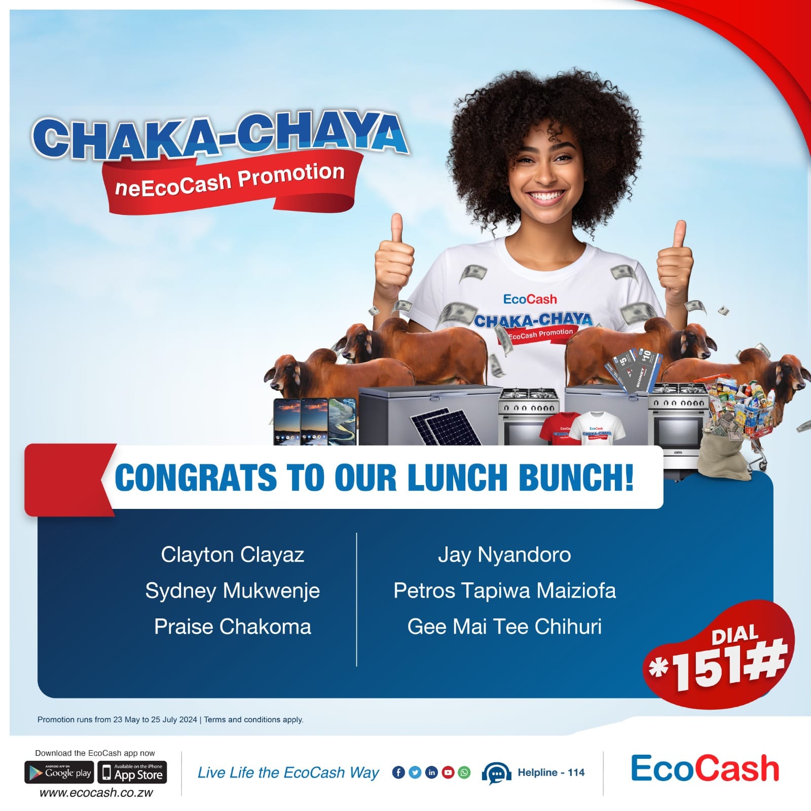Congratulations to our Facebook... - EcoCash Zimbabwe