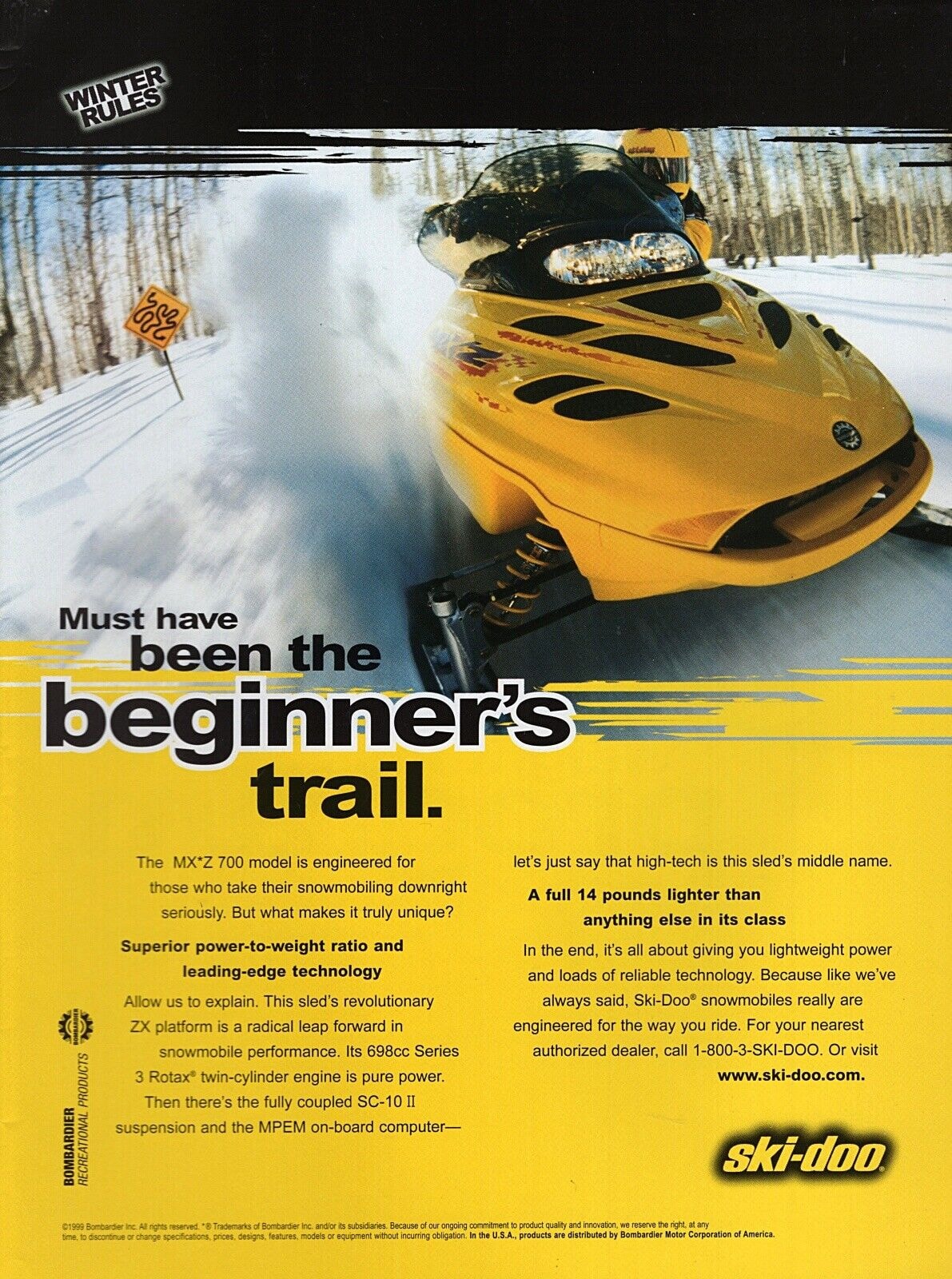 Ski-Doo MXZ - the all new ZX Chassis 🤩