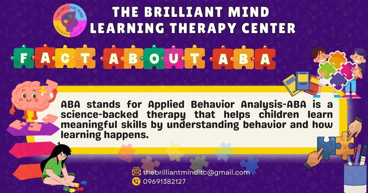 “Every child learns and grows differently. Our ABA Therapy programs are ...