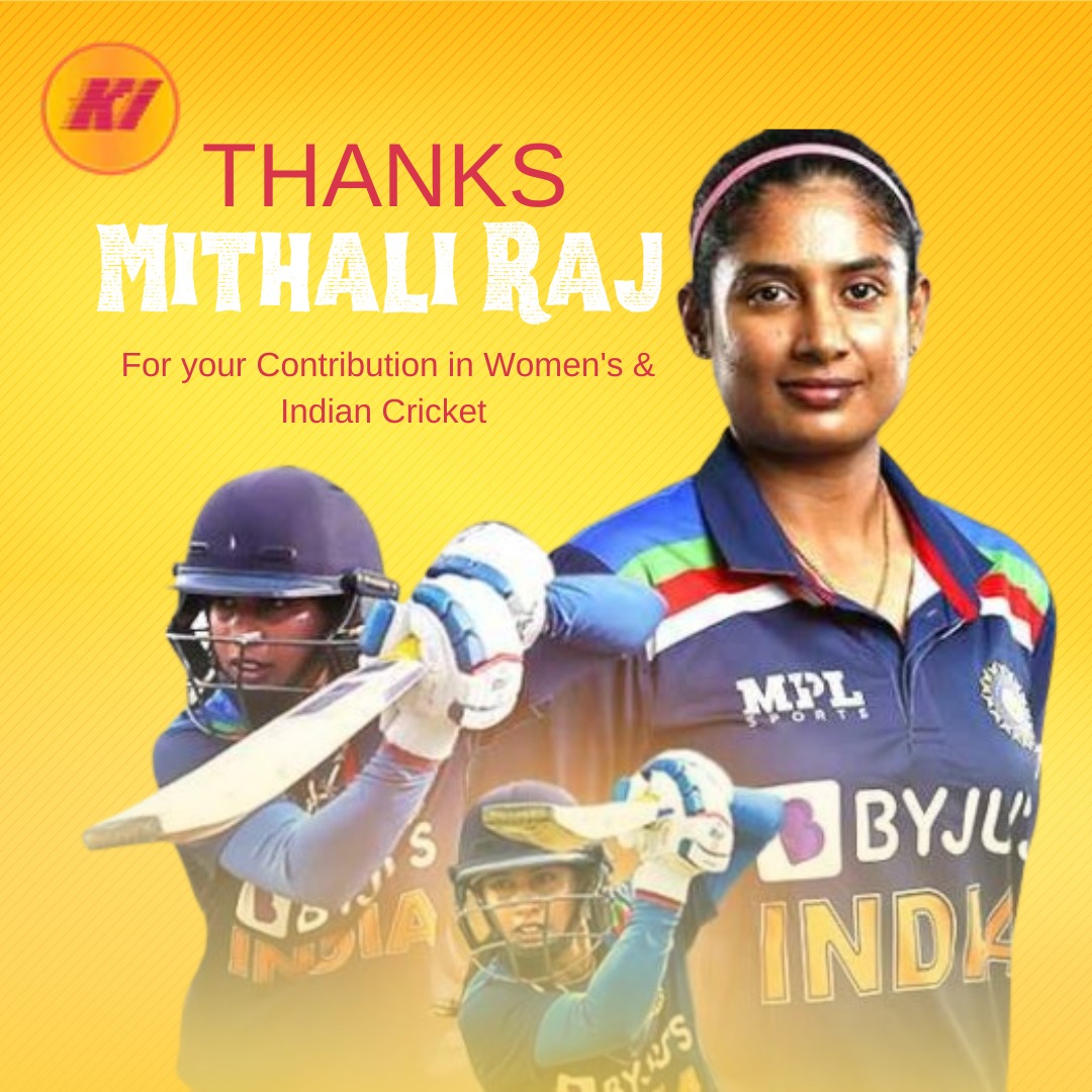 KI Sports - Happy Retirement Mithali Raj! Thanks For Your...