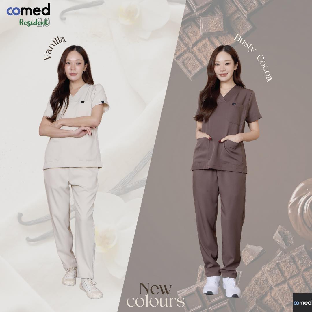 Comed.scrub - RESIDENT 2.0 NEW COLOURS - Vanilla🍦 - Dusty Cocoa🍫 สีใหม่ ...