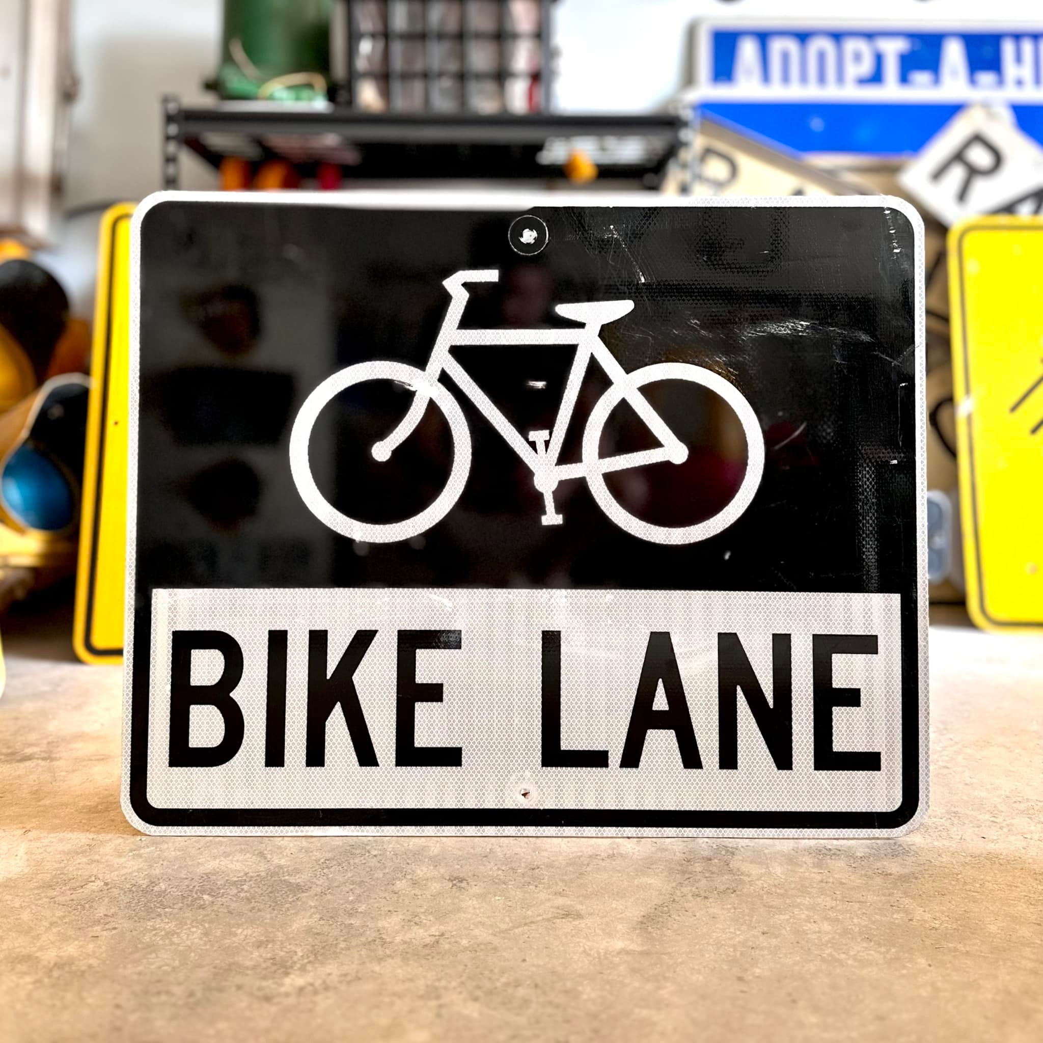 Sign Picker - The R3-17 BIKE LANE regulatory sign made its...
