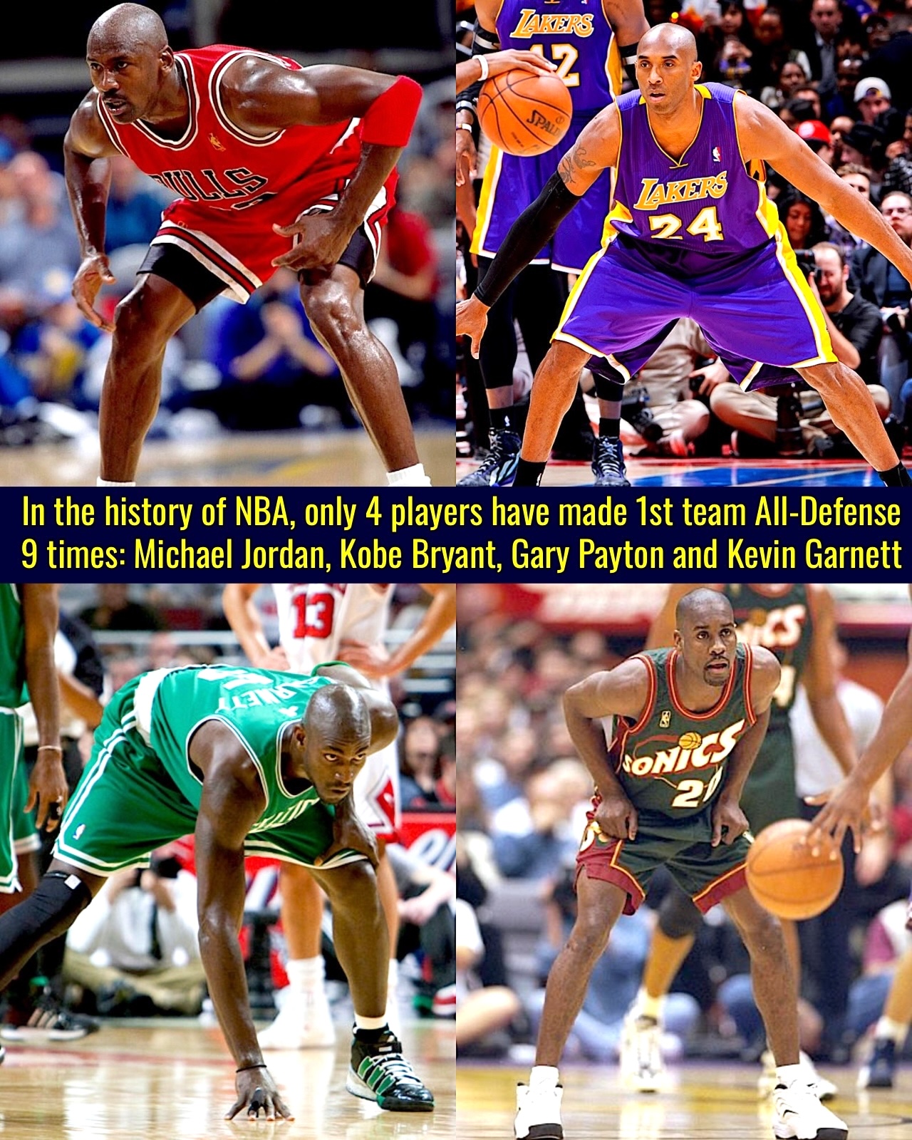 ?️ Elite defenders: In the history of NBA, only 4 players have 