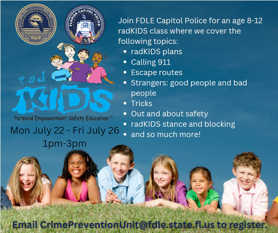 FDLE - #YourFDLE Capitol Police is hosting a summer... | Facebook