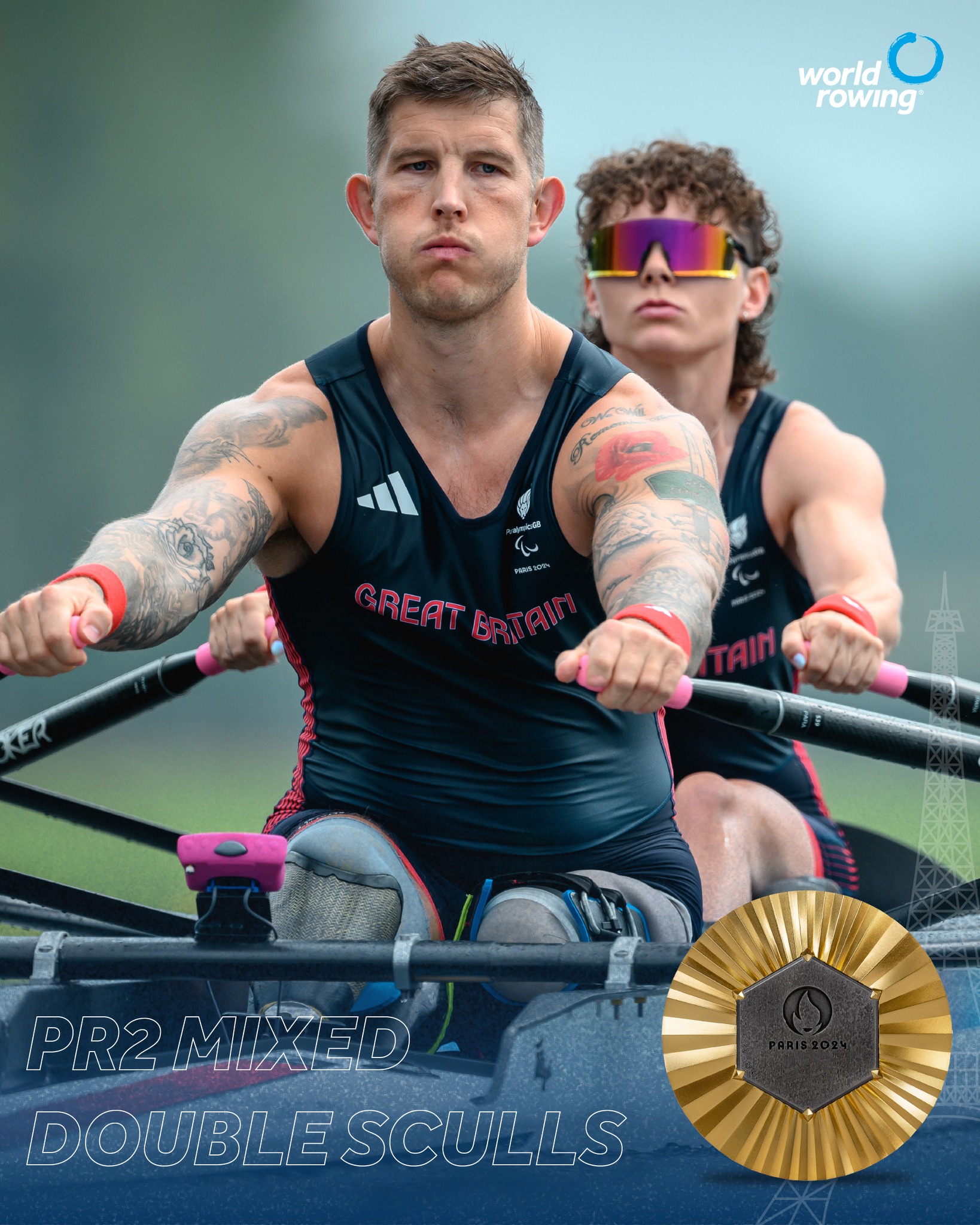 World Rowing - 🚩 A-FINAL : PR2 Mixed Double Sculls (PR2...