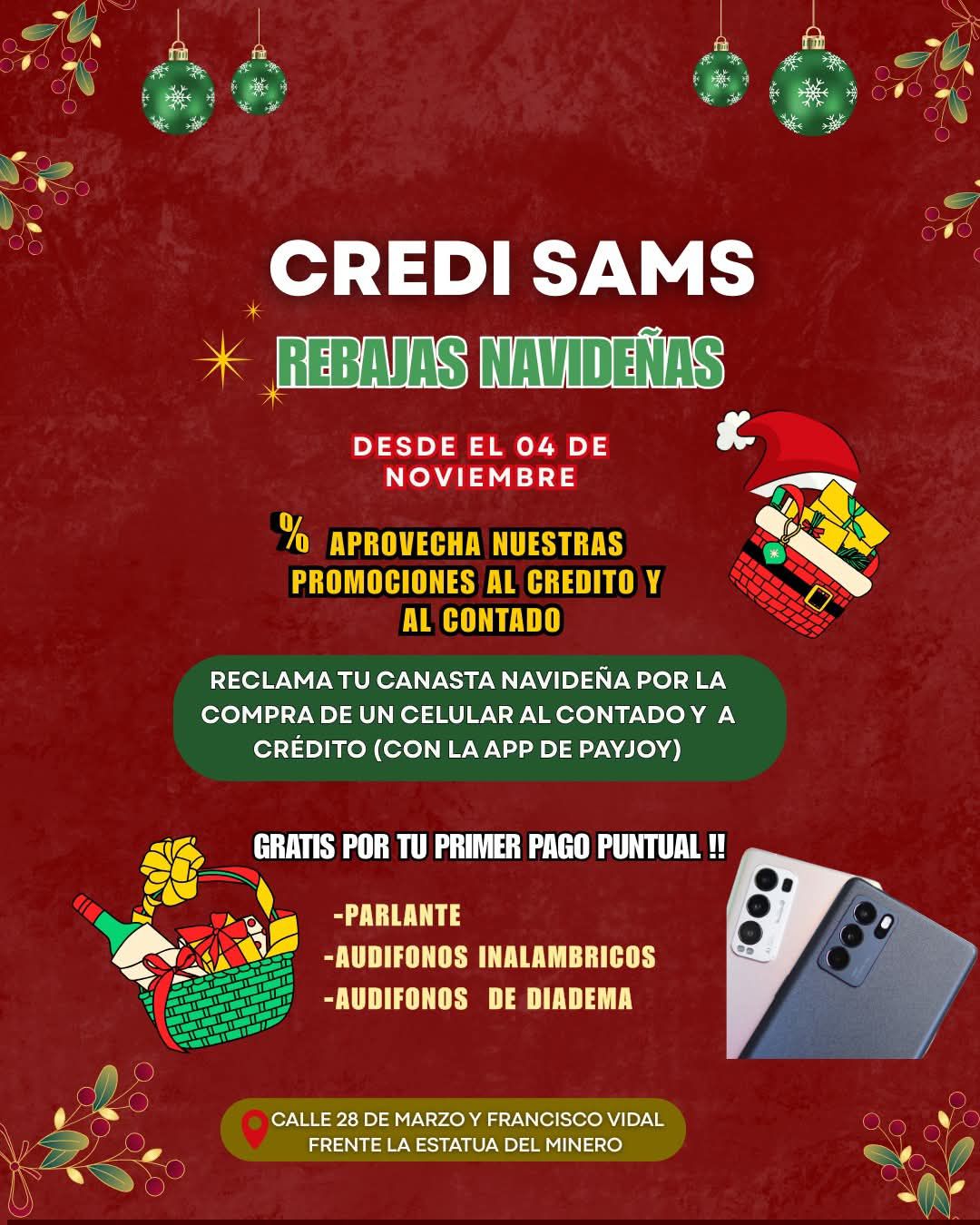 Radio - 🎄 ¡Llegaron las Rebajas Navideñas en Credi Sams! 🎄 Desde este ...