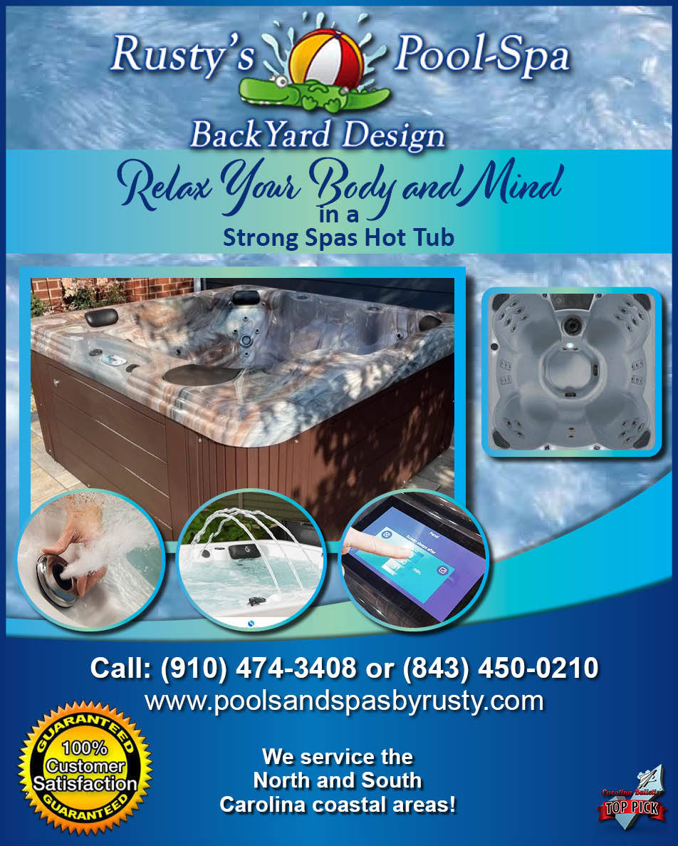 Rusty's Pool-Spa and Backyard Design | Calabash NC