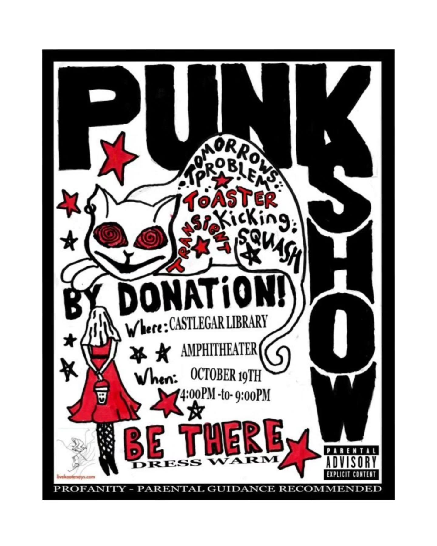 Library Amphitheatre Punk Show