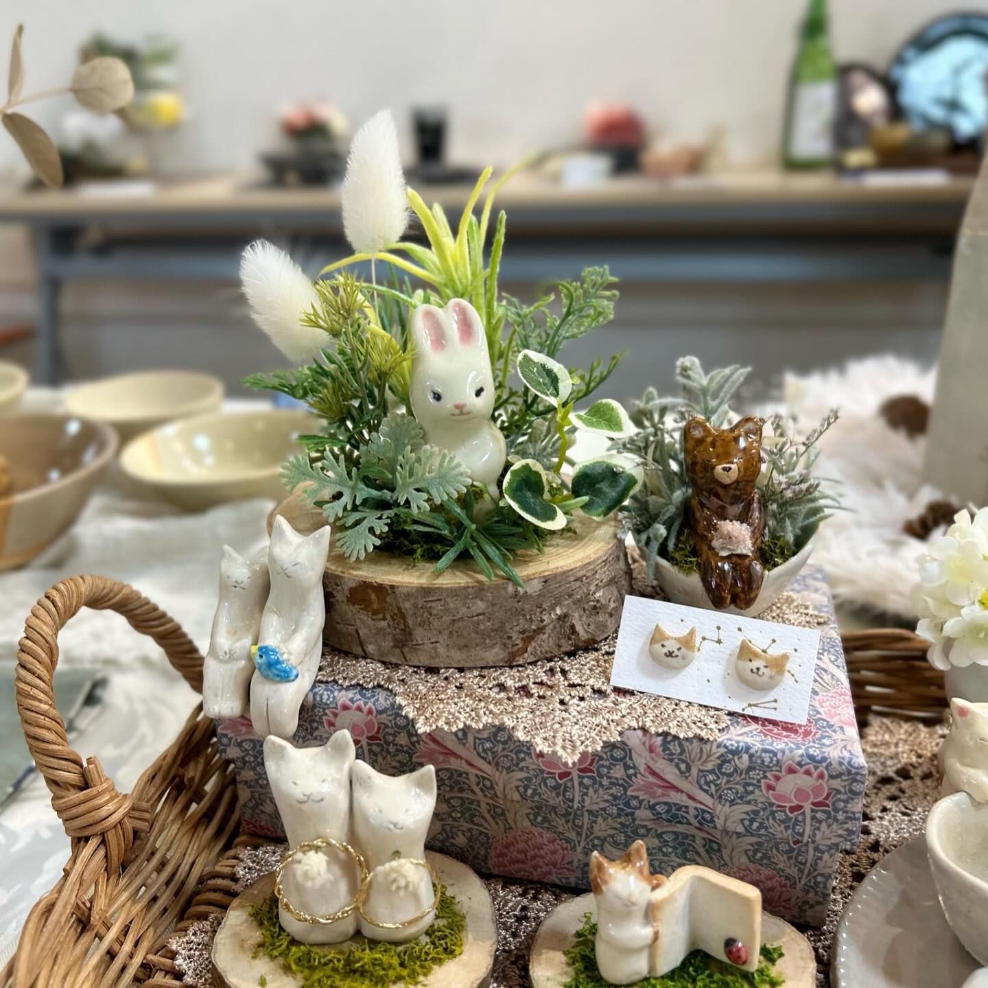 松元さん作 #小物 #アクセサリー #お花 #オブジェ ・ 可愛らしくて