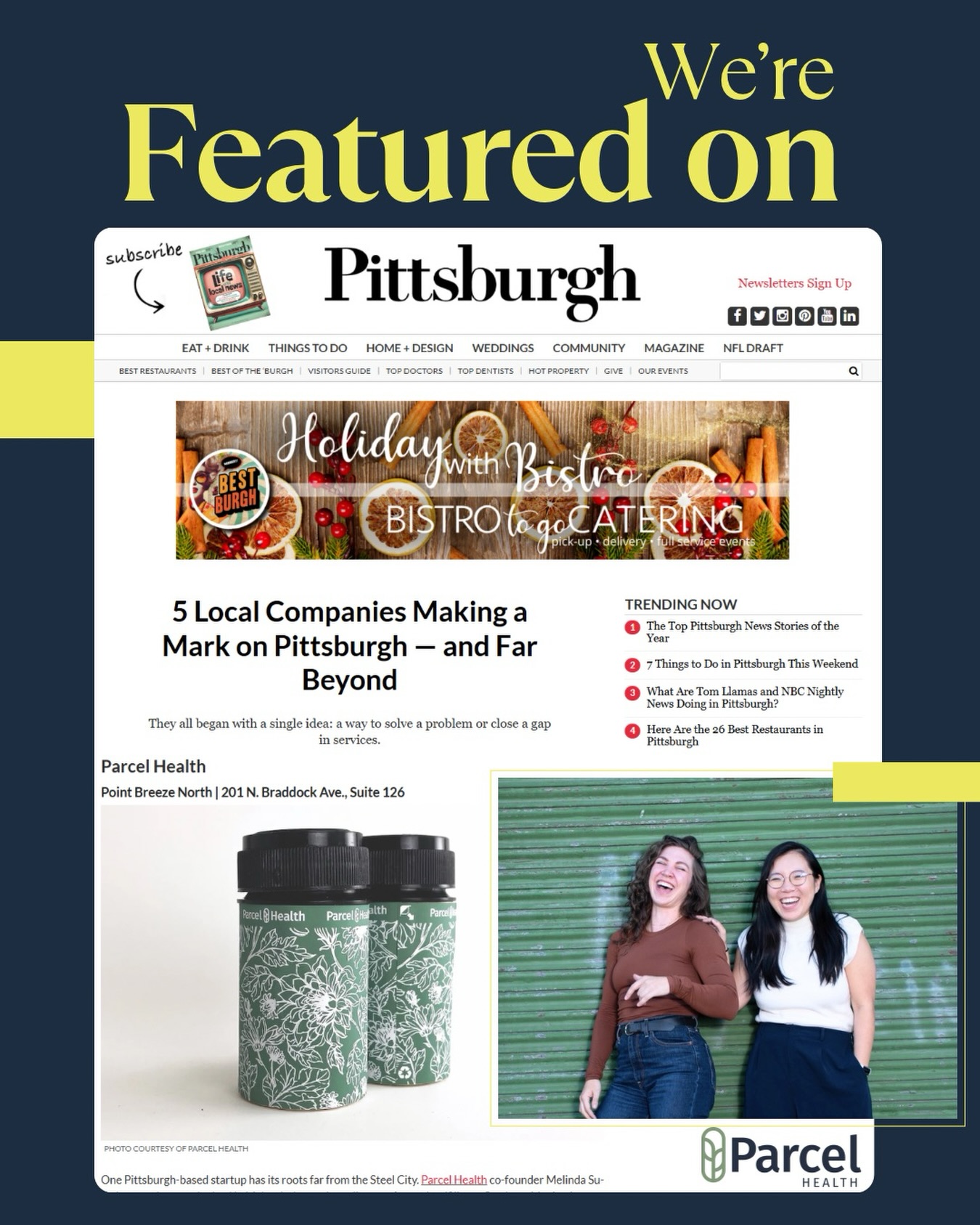 Parcel - We’re proud to share that Parcel Health has been featured in ...