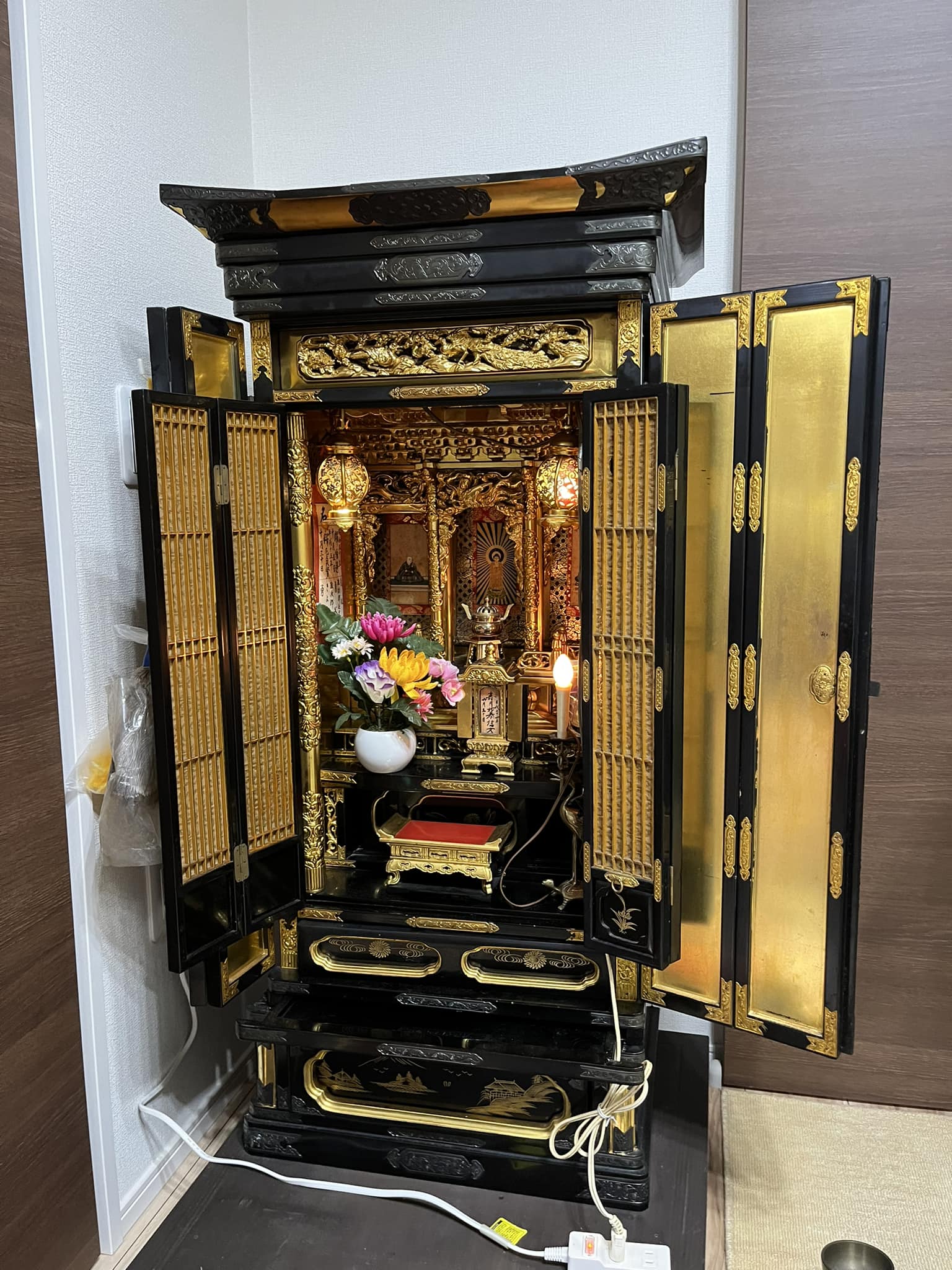 お仏壇 つり灯籠付き （仏壇工房 - いつも応援ありがとうございます 
