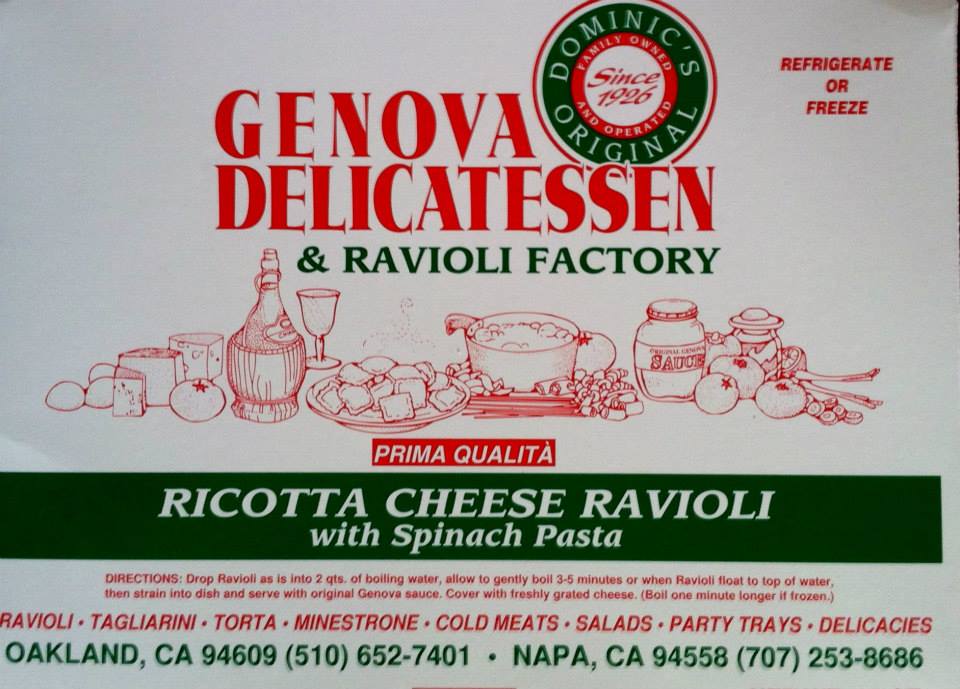 Dominics Original Genova Delicatessen & Ravioli Factory | Napa CA