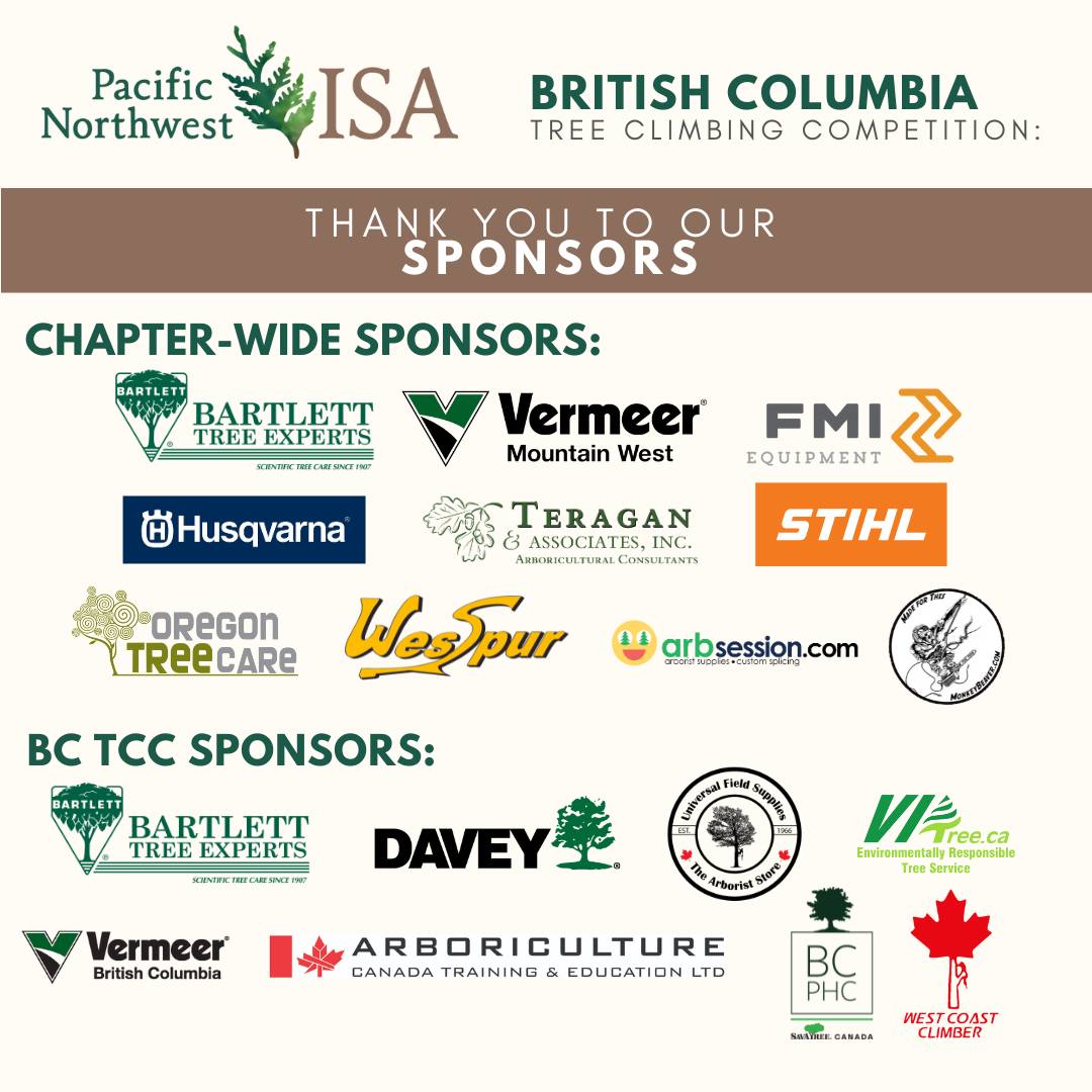 PNW ISA Tree Climbing Competitions