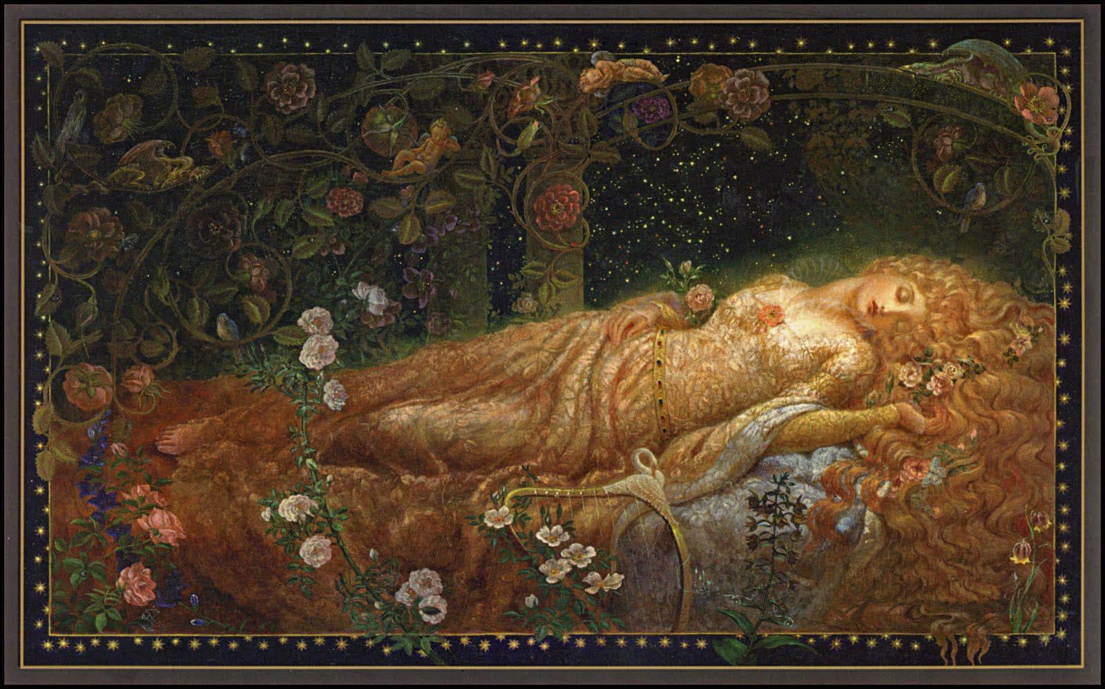 Sleeping Beauty Art by Kinuko Y. Craft