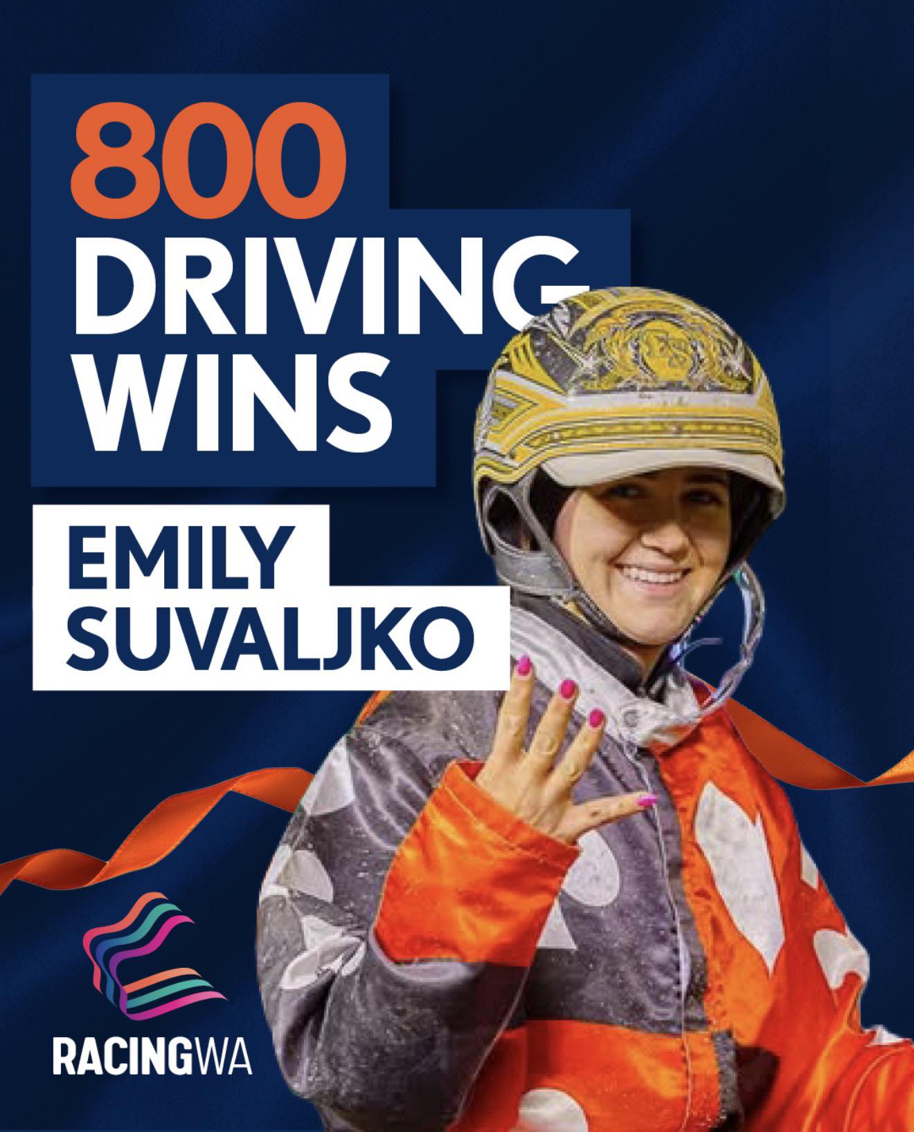 800 wins for 25-year-old Emily... - Racing WA Harness | Facebook