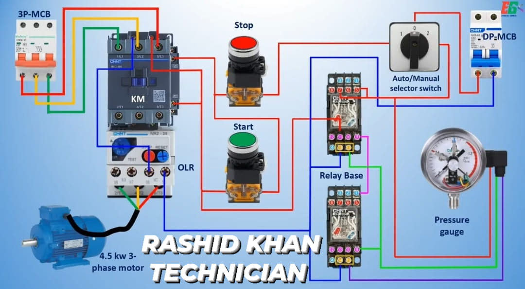 Rashid - Electrical pressure gauge auto manual control wiring ...