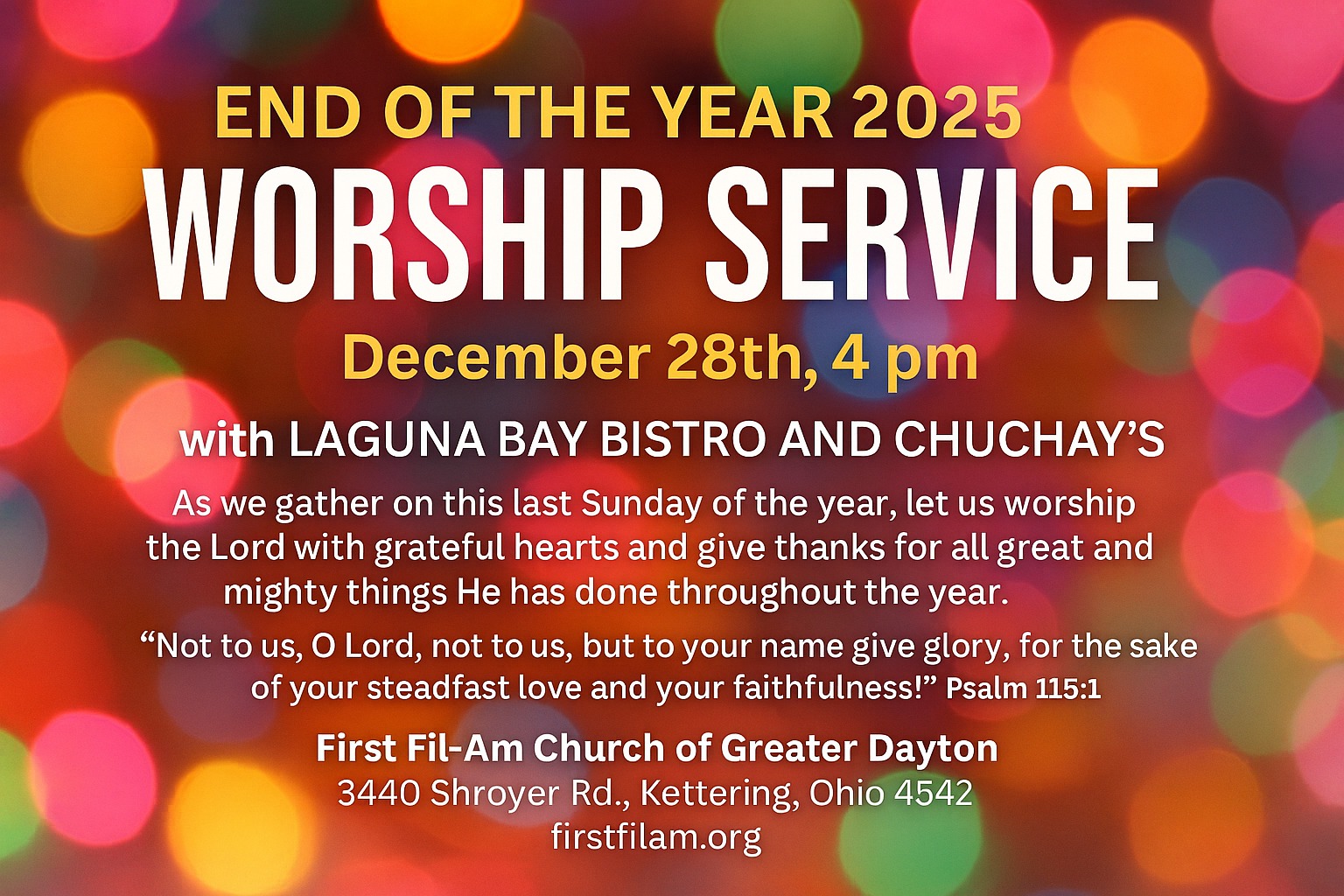 HAPPY BIRTHDAY... - First Fil-Am Church of Greater Dayton | Facebook