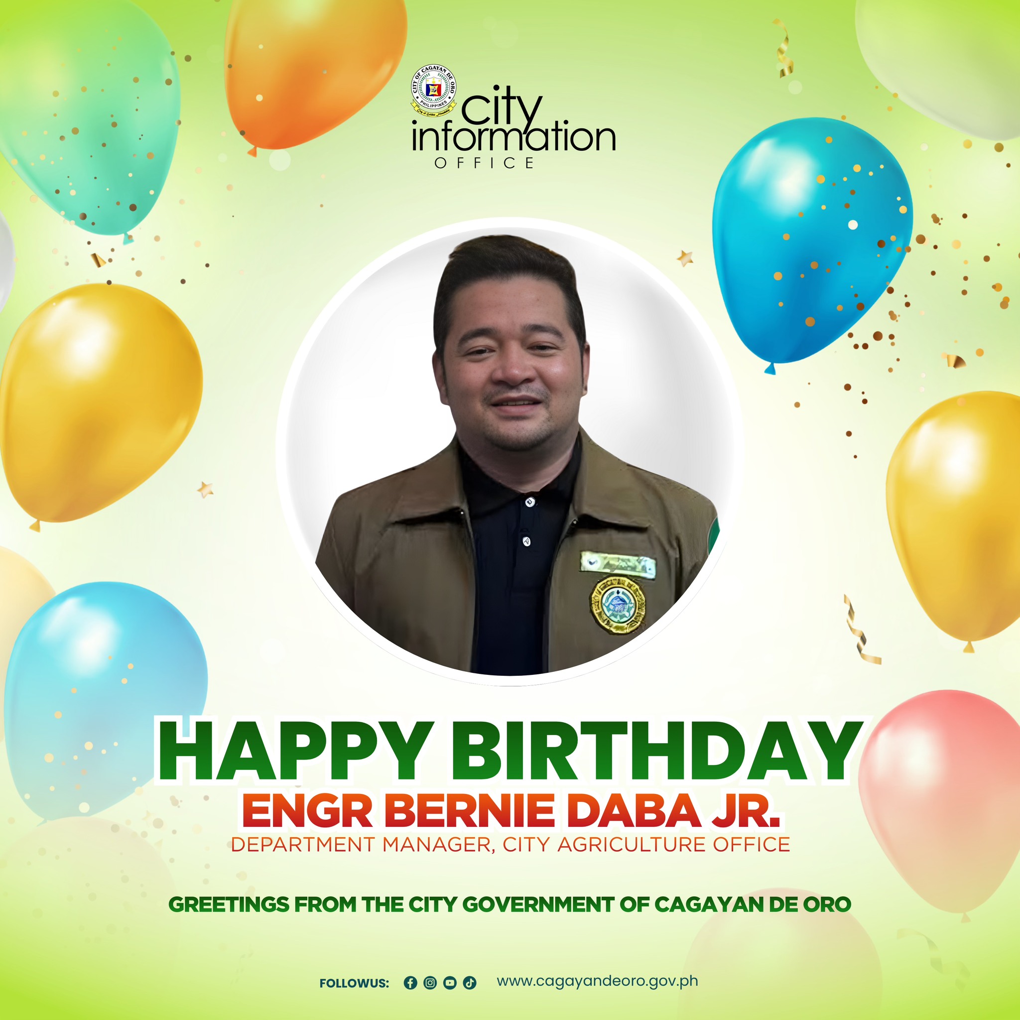 Cagayan - Happy Birthday to our City Agriculture and Productivity ...