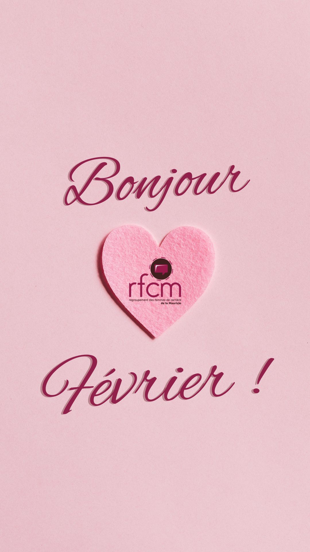 RFCM-Le - Bienvenue Février ️ Un mois pour créer des liens, ouvrir le ...