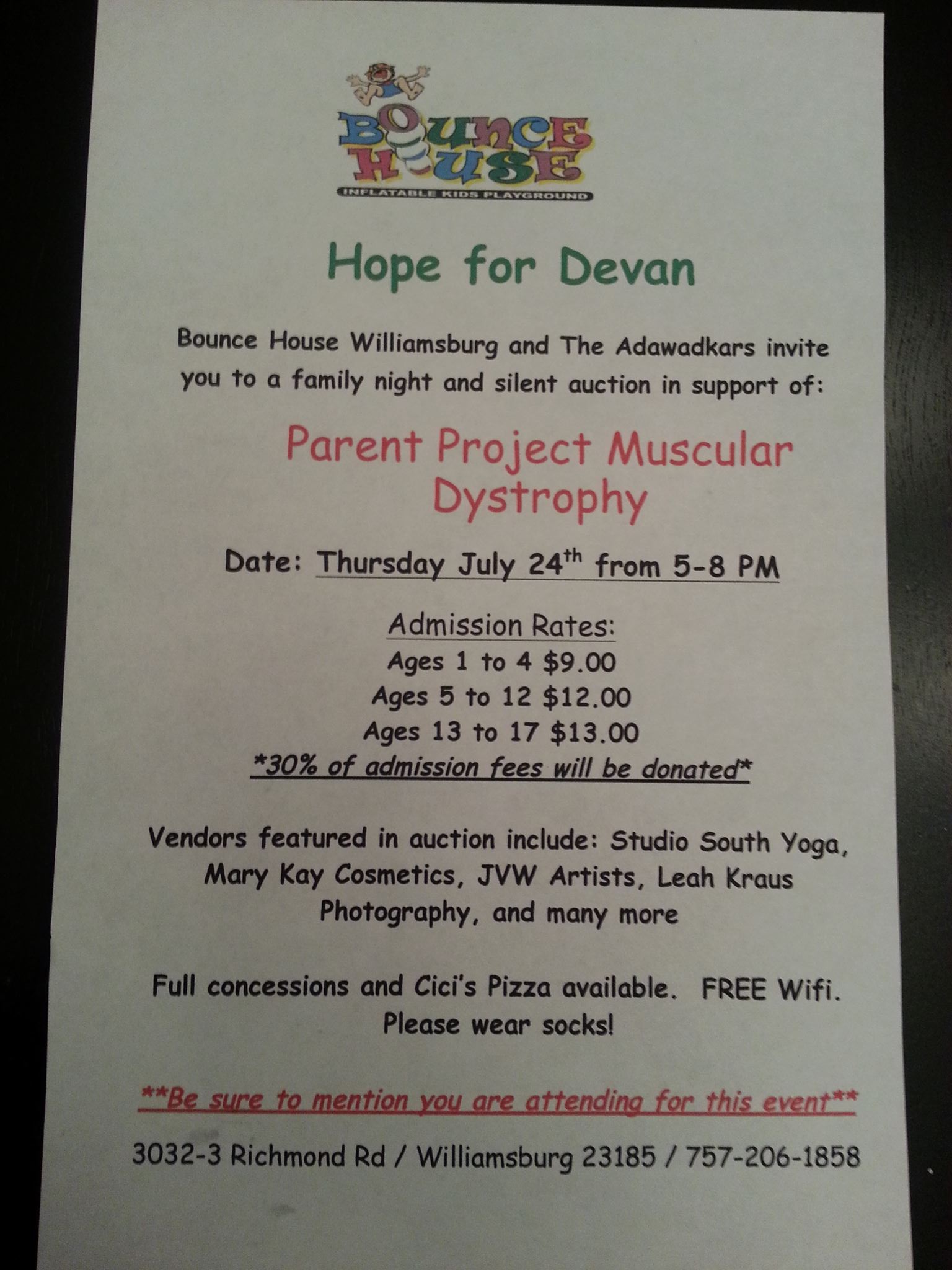 Hope for Devan - Home