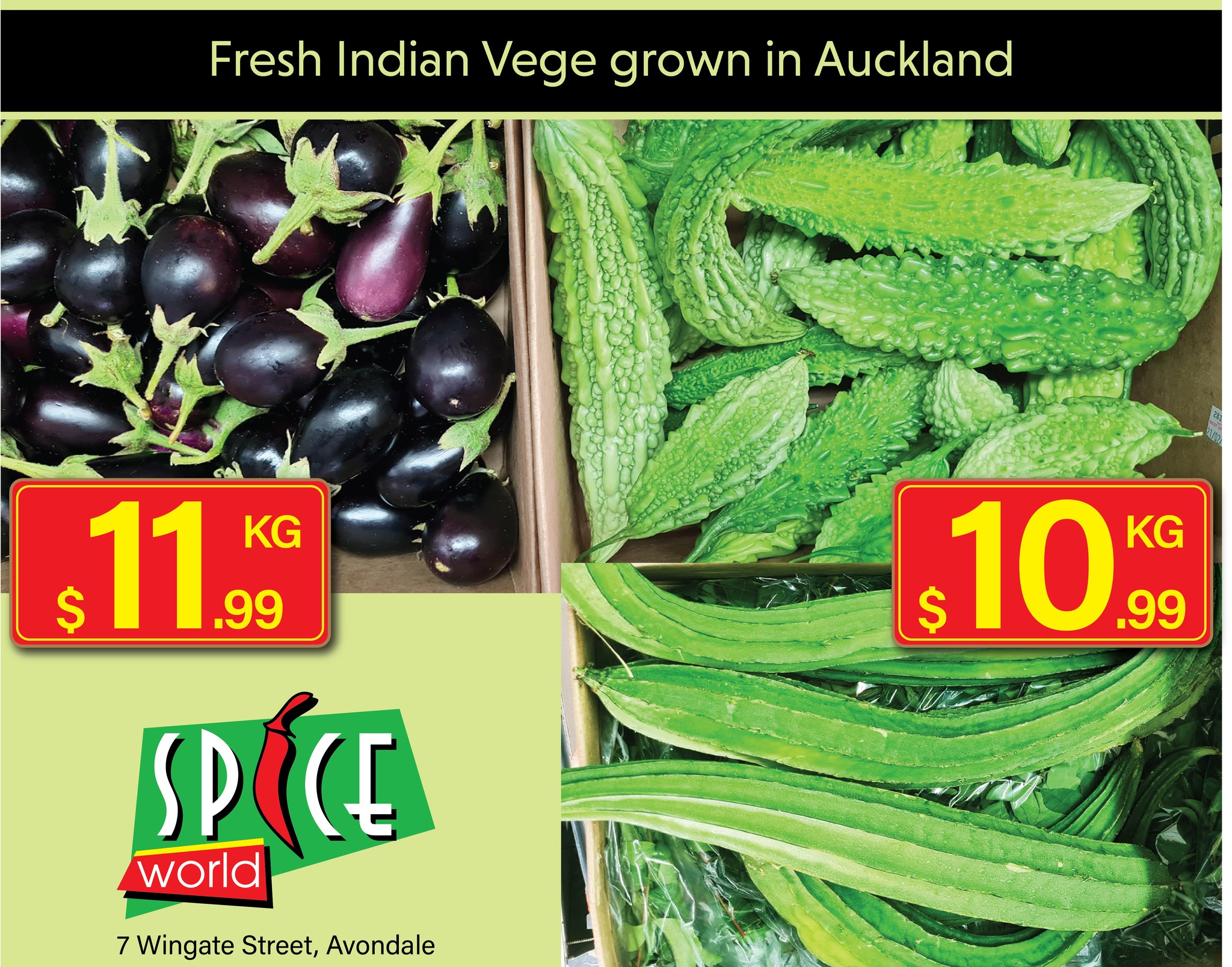 spice - Indian Vege, Freshly grown in Auckland... Karela (bitter gourd ...