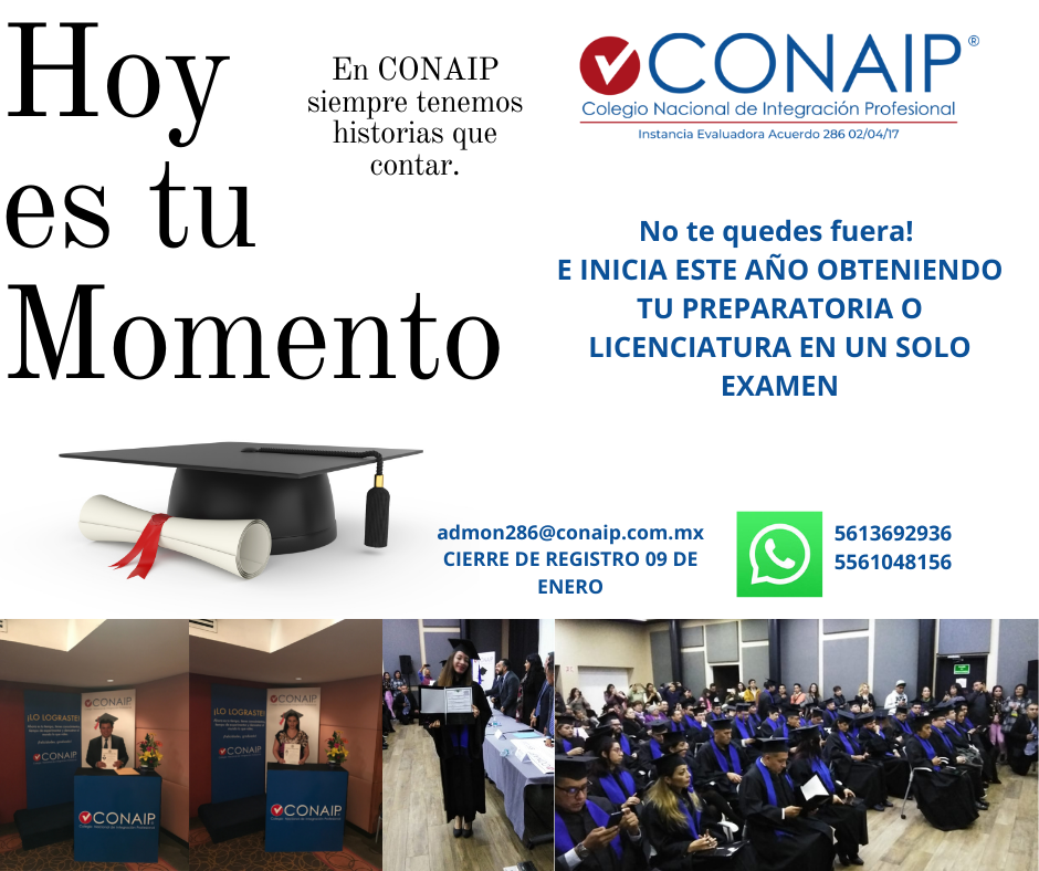 Conaip Puebla - Este es tu momento... ven y acredita tu...