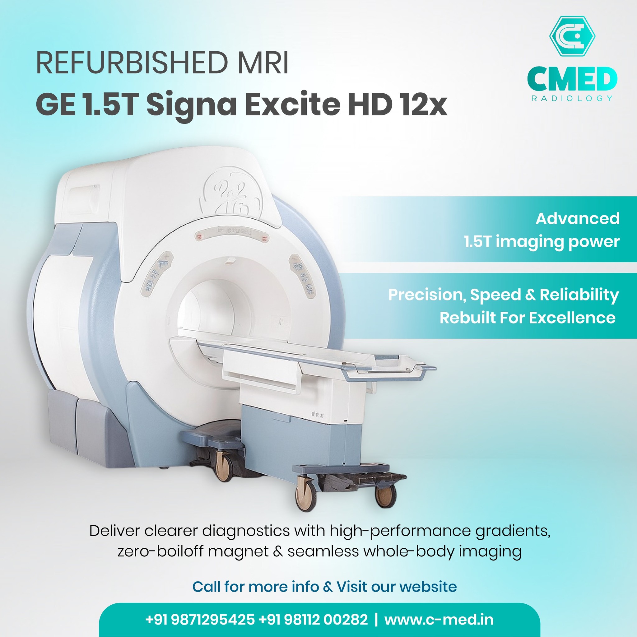 Experience precision imaging with the powerful GE 1.5T Signa