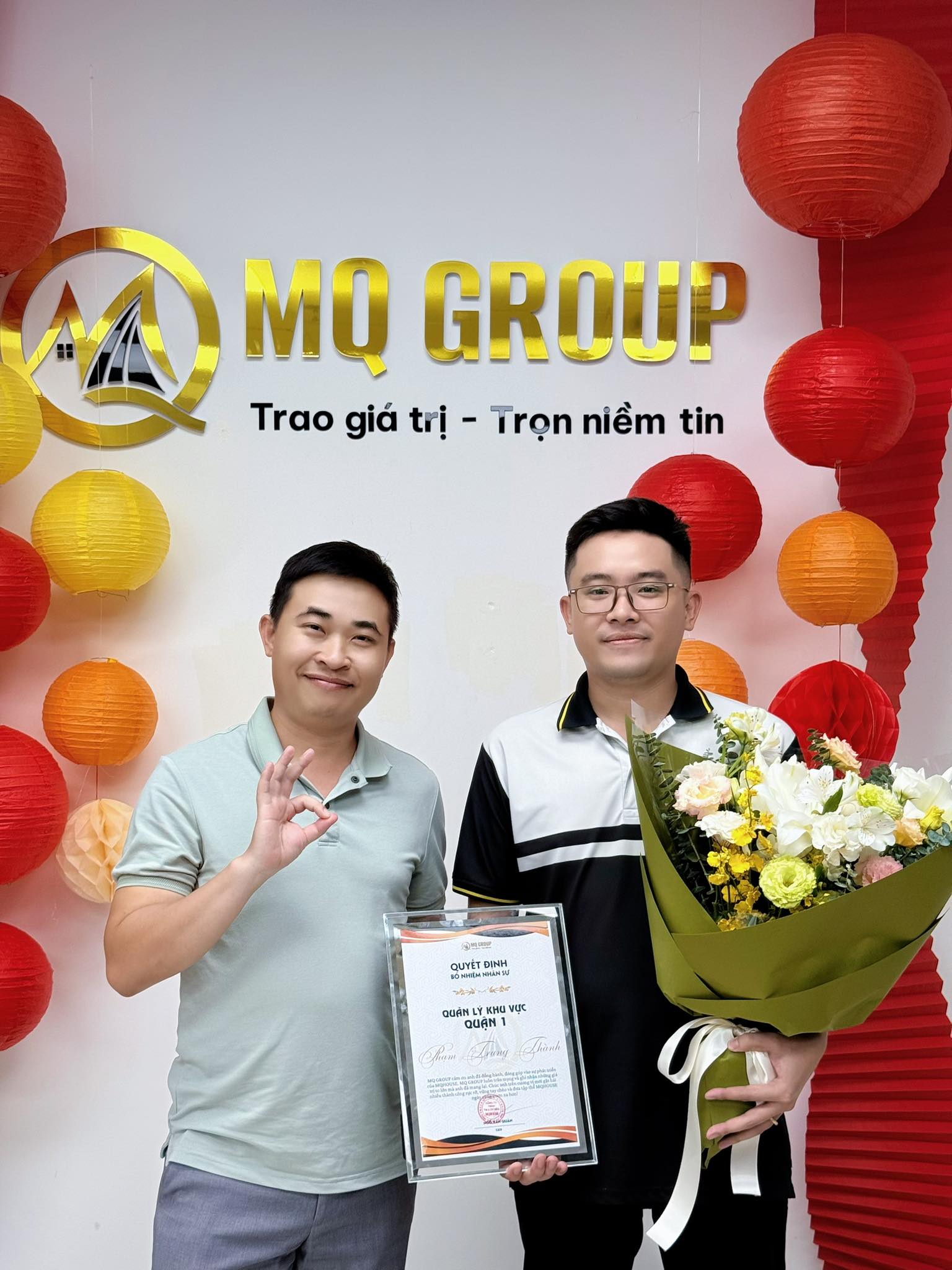 MQ GROUP - 🌟 [CÔNG BỐ QUYẾT ĐỊNH BỔ NHIỆM] TÂN QUẢN LÝ KHU... | Facebook