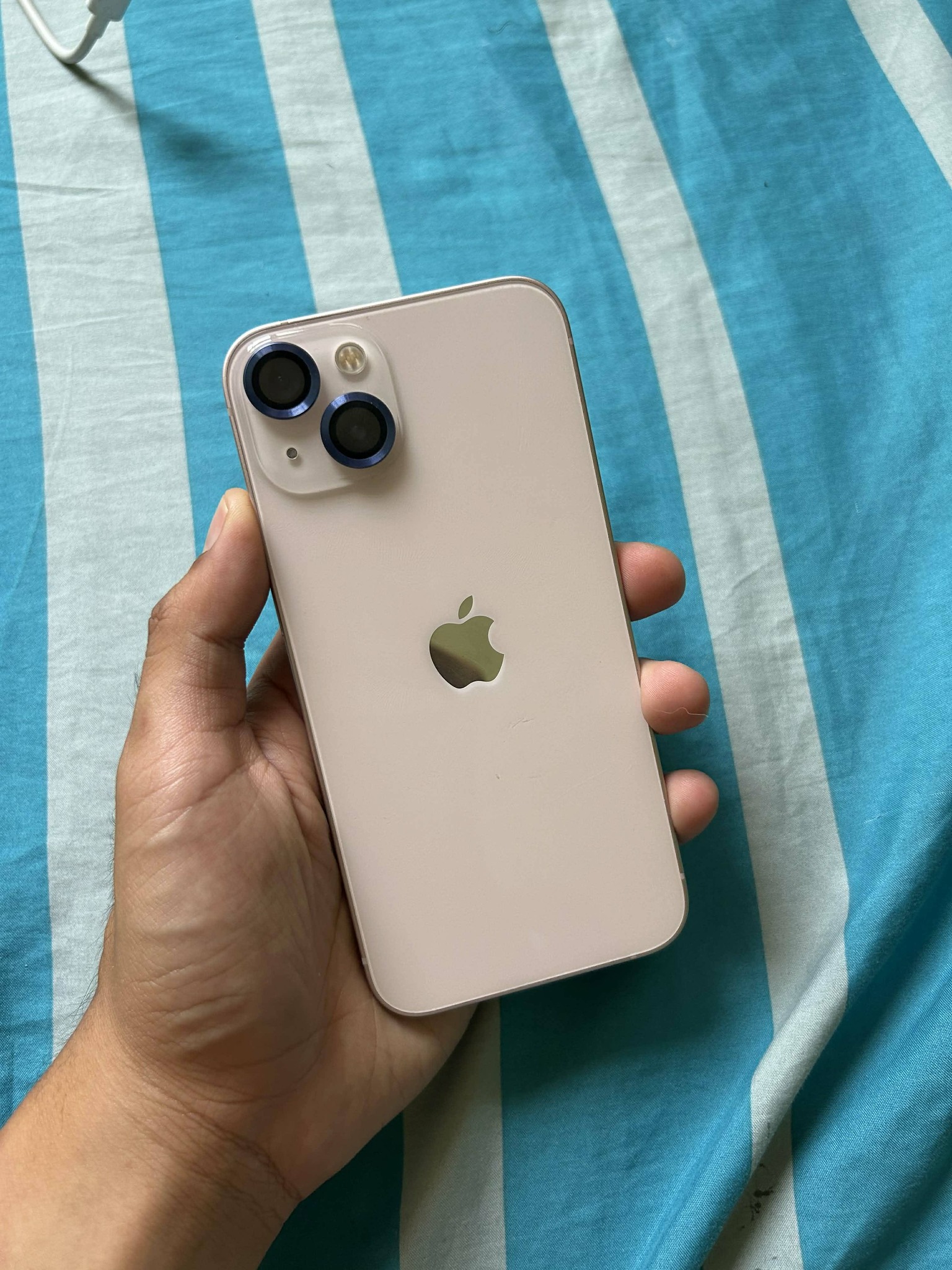 for sale or swap iphone 13 pink factory unlock 128gb 73 battery 